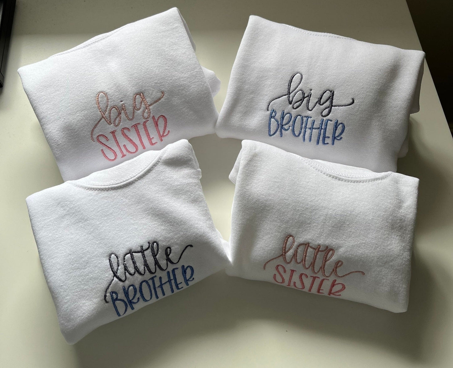 Little Brother Embroidery Sweatshirt