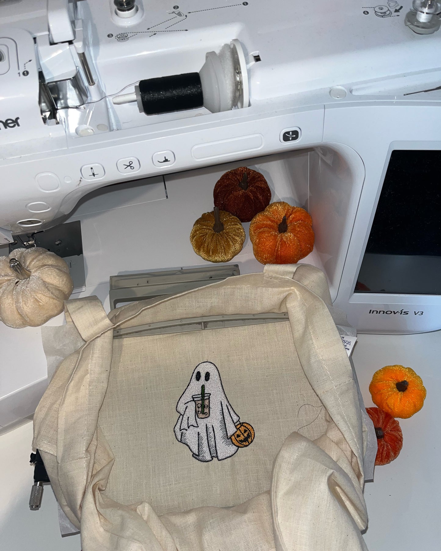 Ghost Drinking Tote Bag