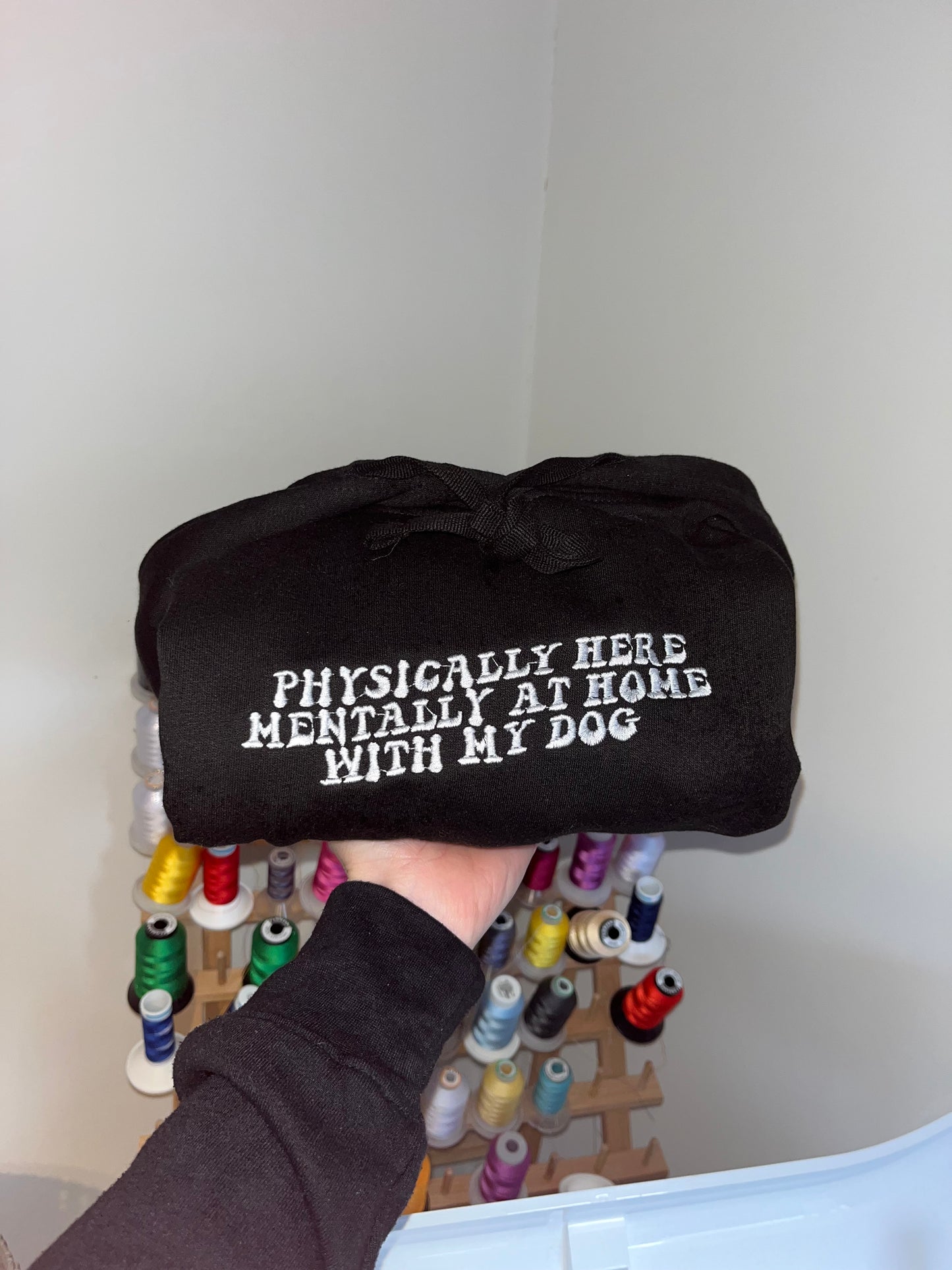 Mentally Dog Hoodie