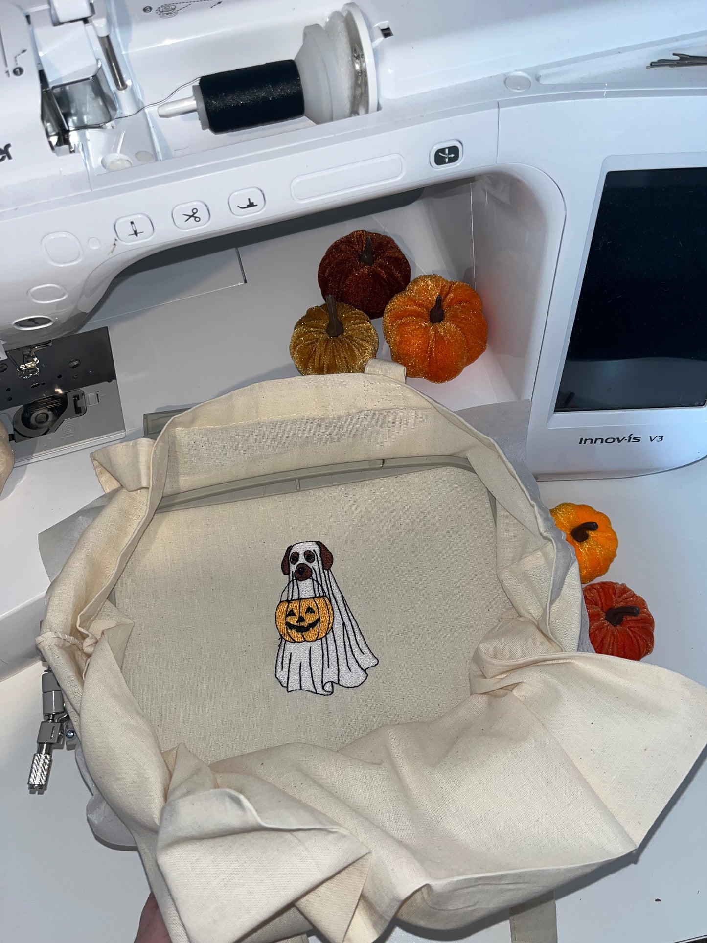 Dog Halloween Tote Bag