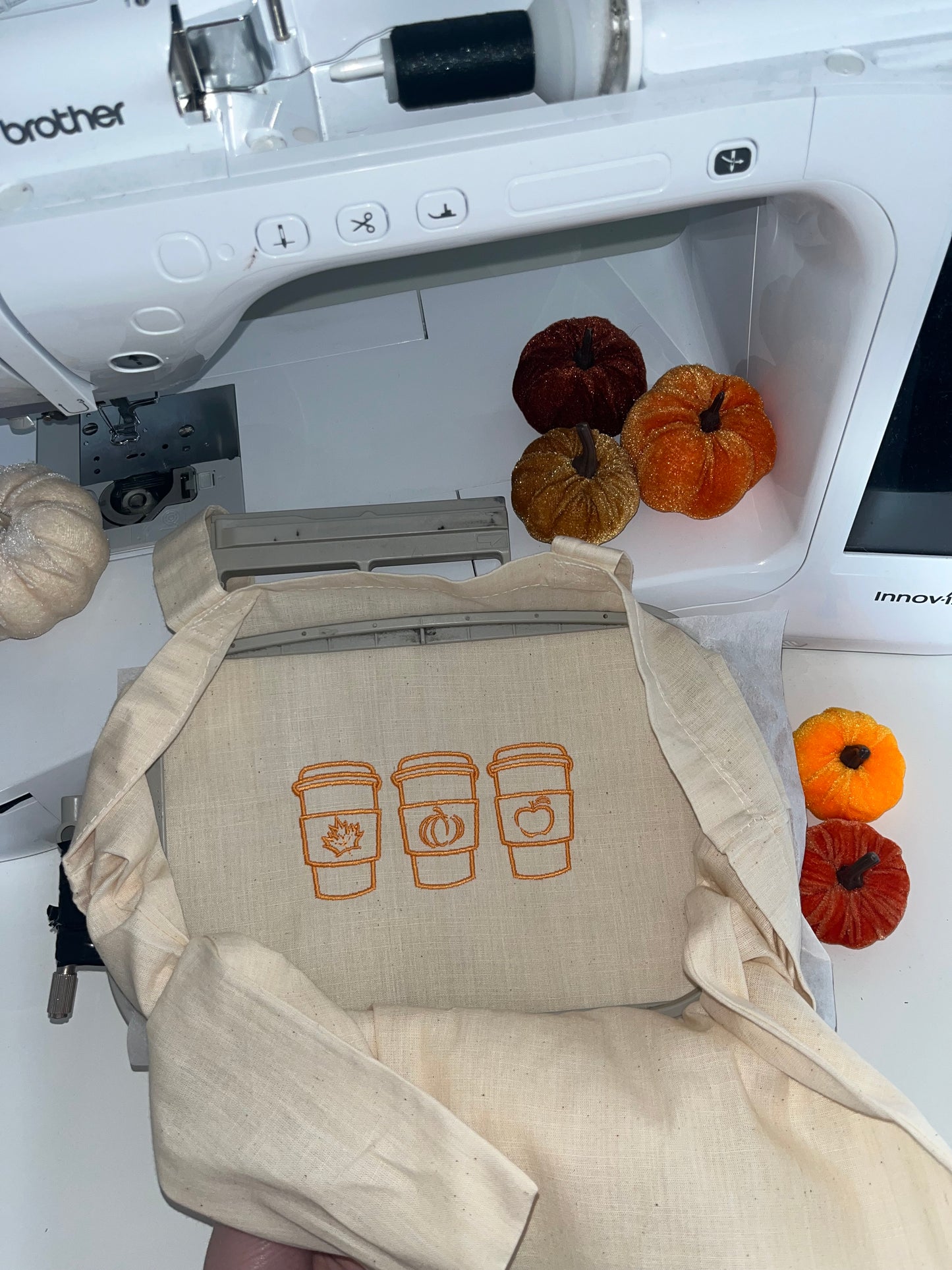 Autumn Drinks Tote Bag