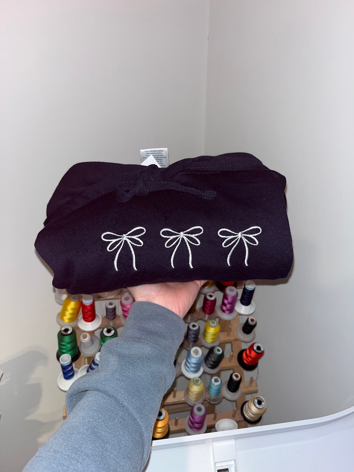 Triple Bow Hoodie