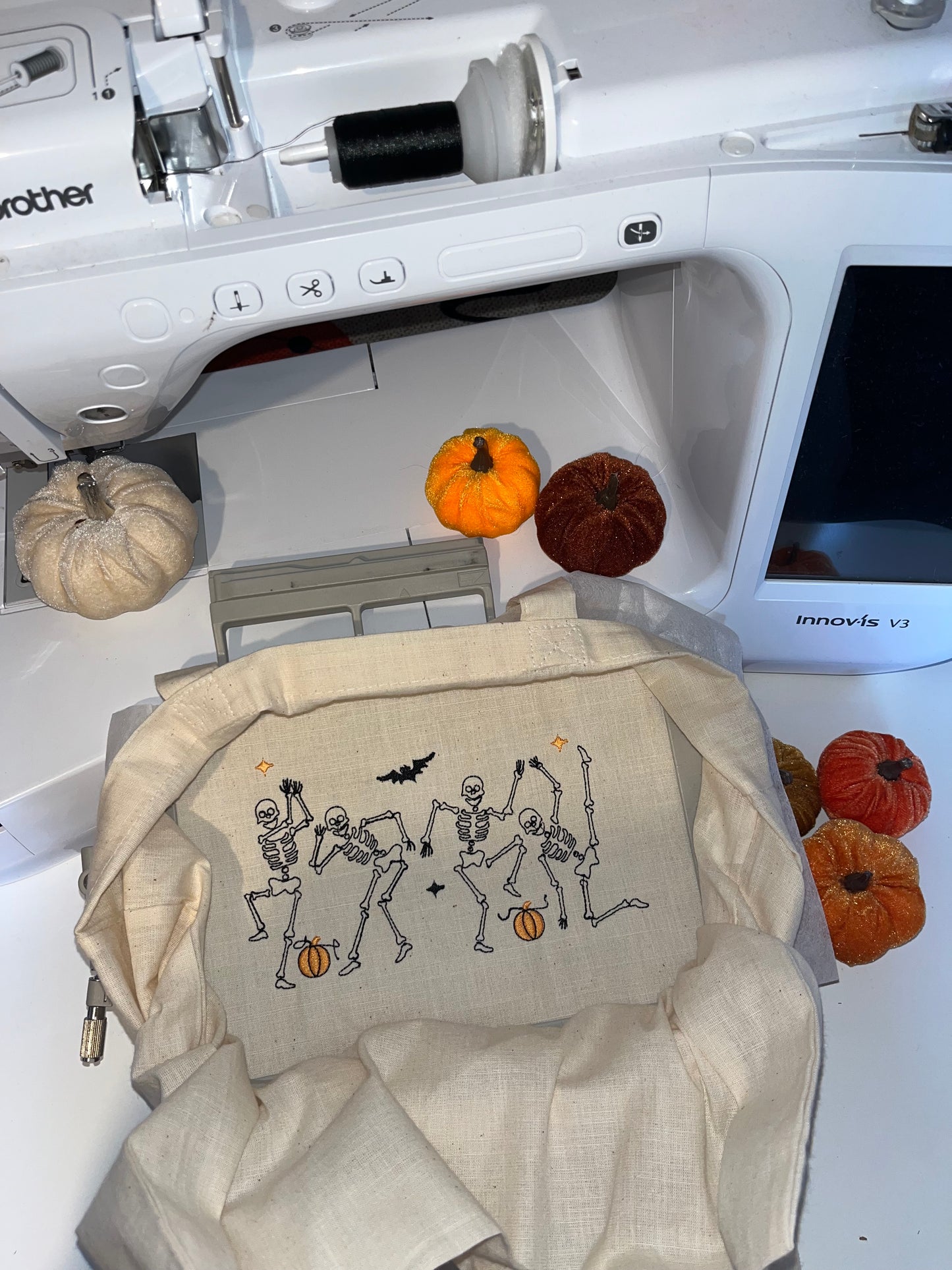 Skeleton Dancing Tote Bag