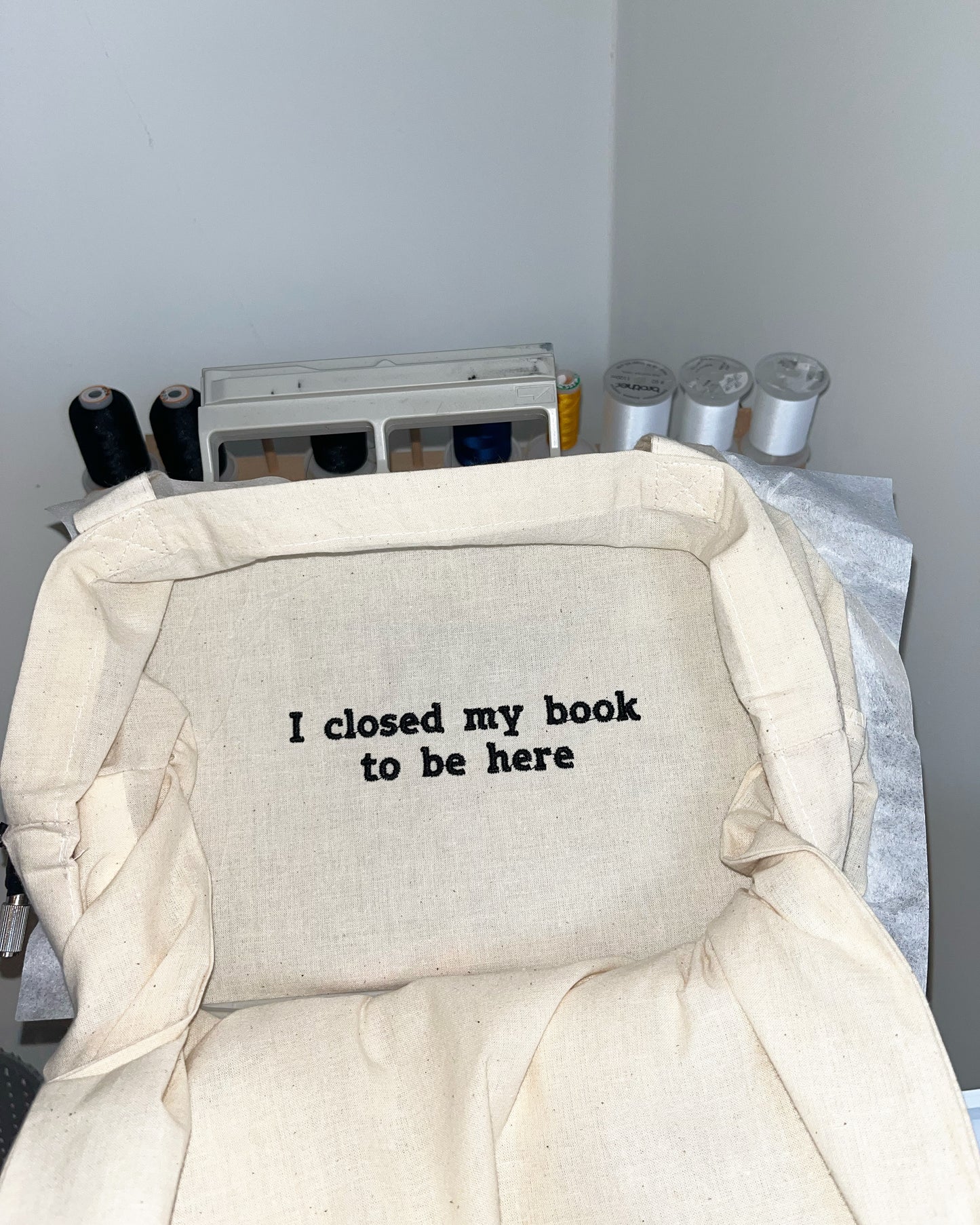 Closed Book Tote Bag