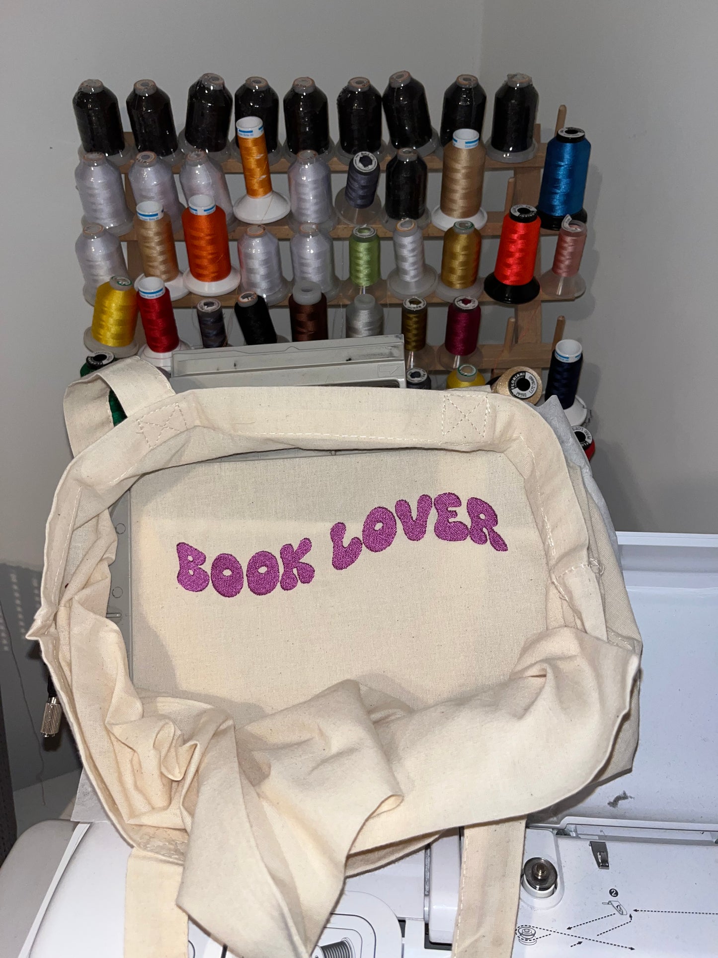 Book Lover Tote Bag