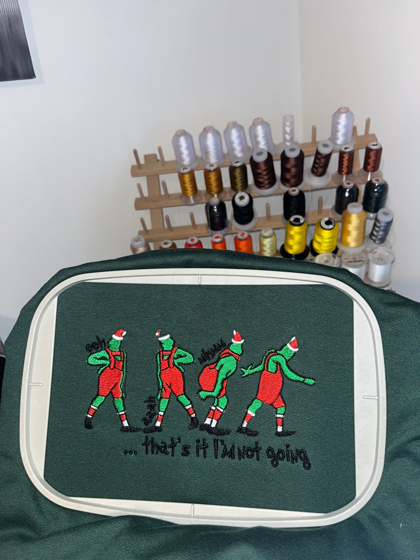Im Not Going Christmas Hoodie