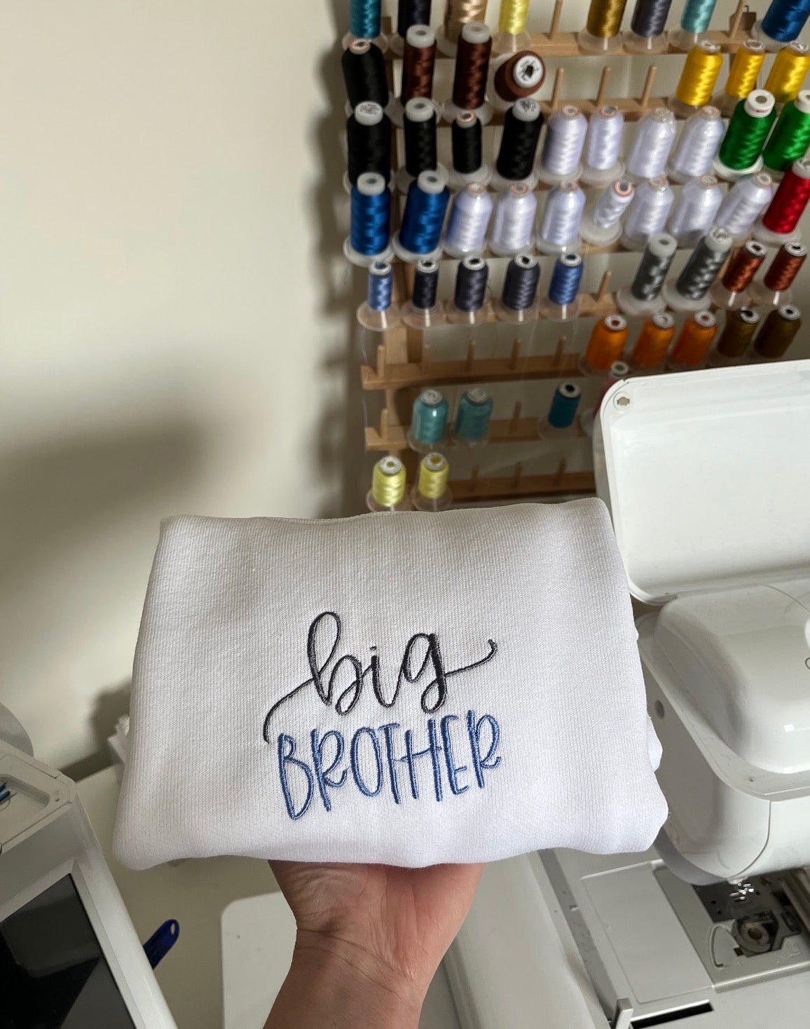 Big Brother Embroidery Sweatshirt