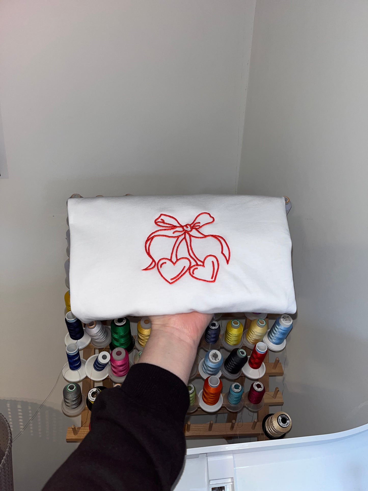 Bow Cherry Heart T-Shirt