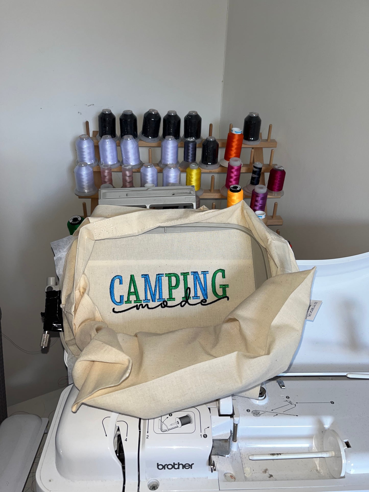 Camping Mode Tote Bag