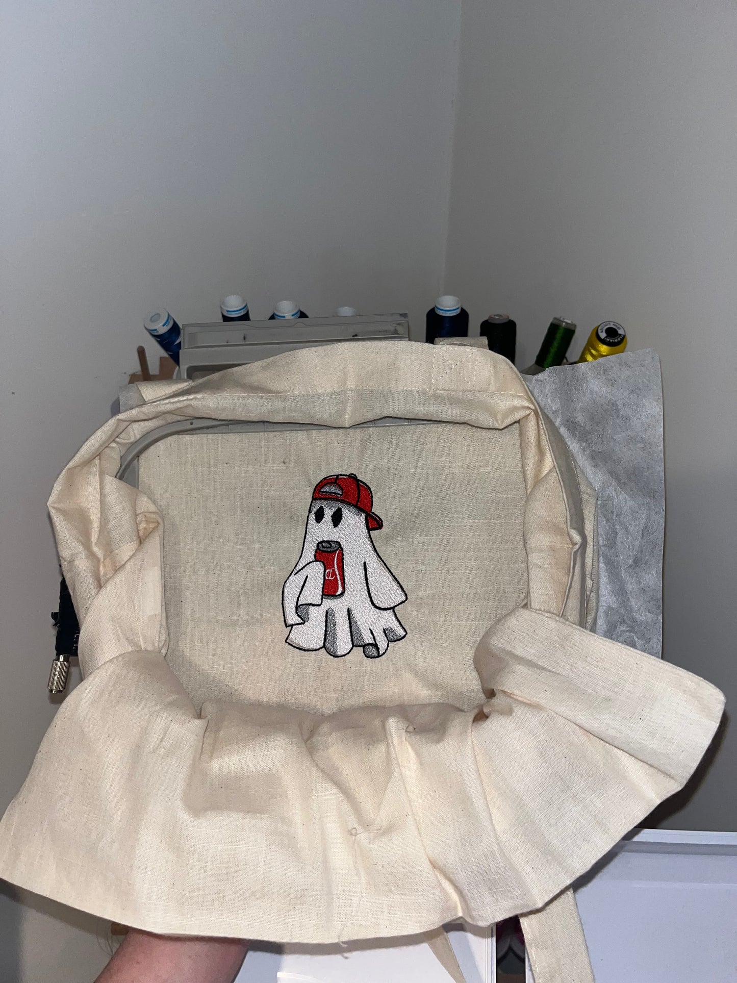 Cola Ghost Cap Tote Bag