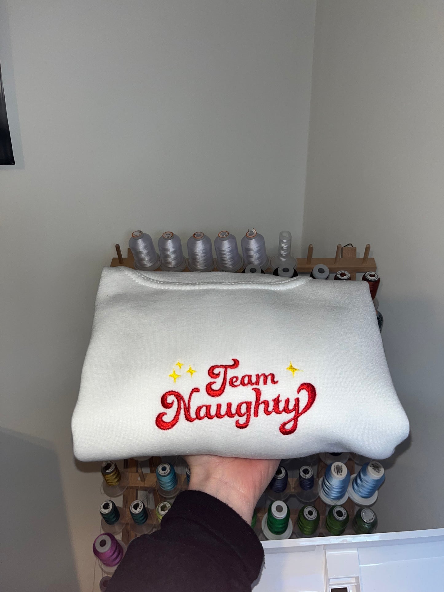 Team Naughty Sweater