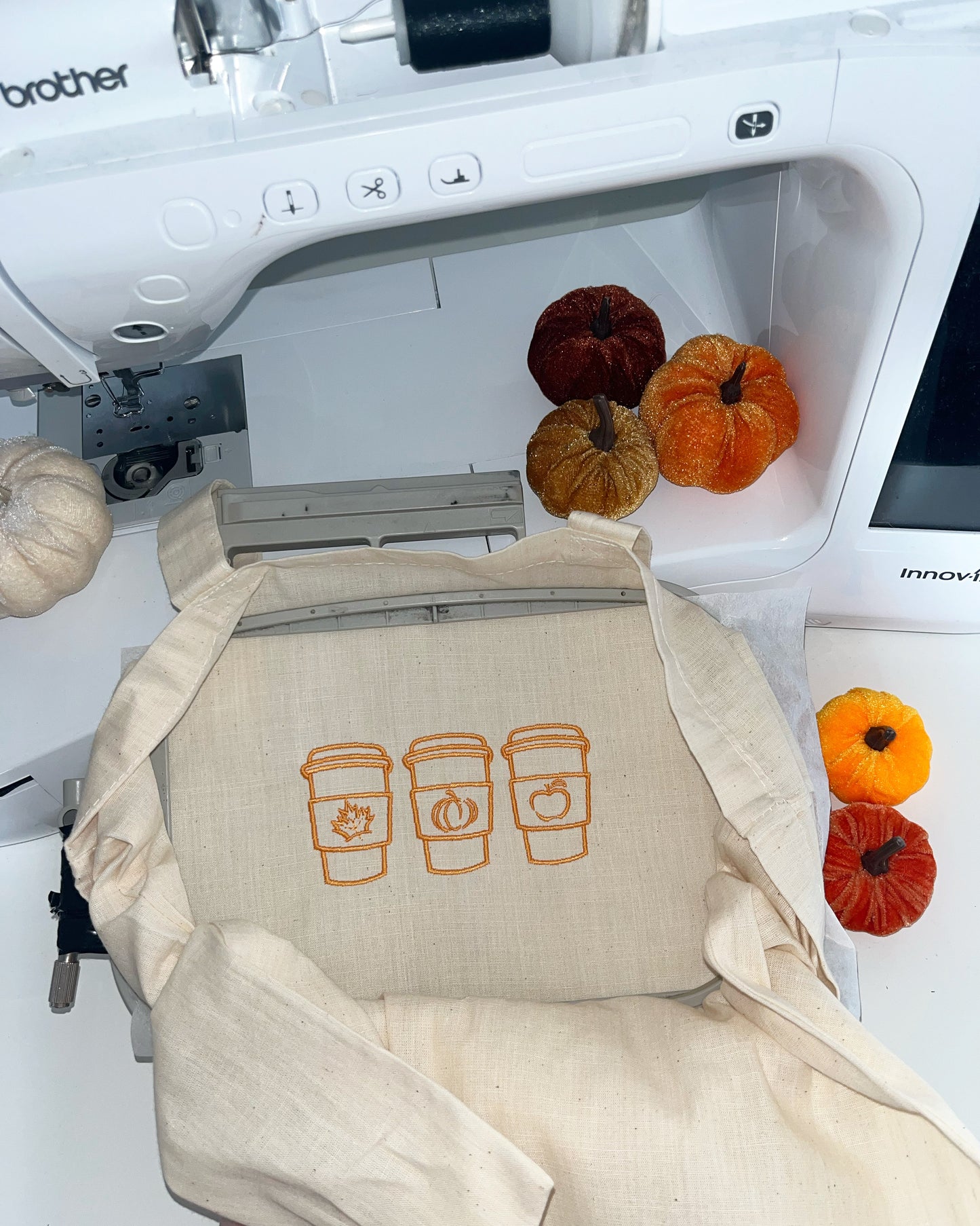 Autumn Drinks Tote Bag