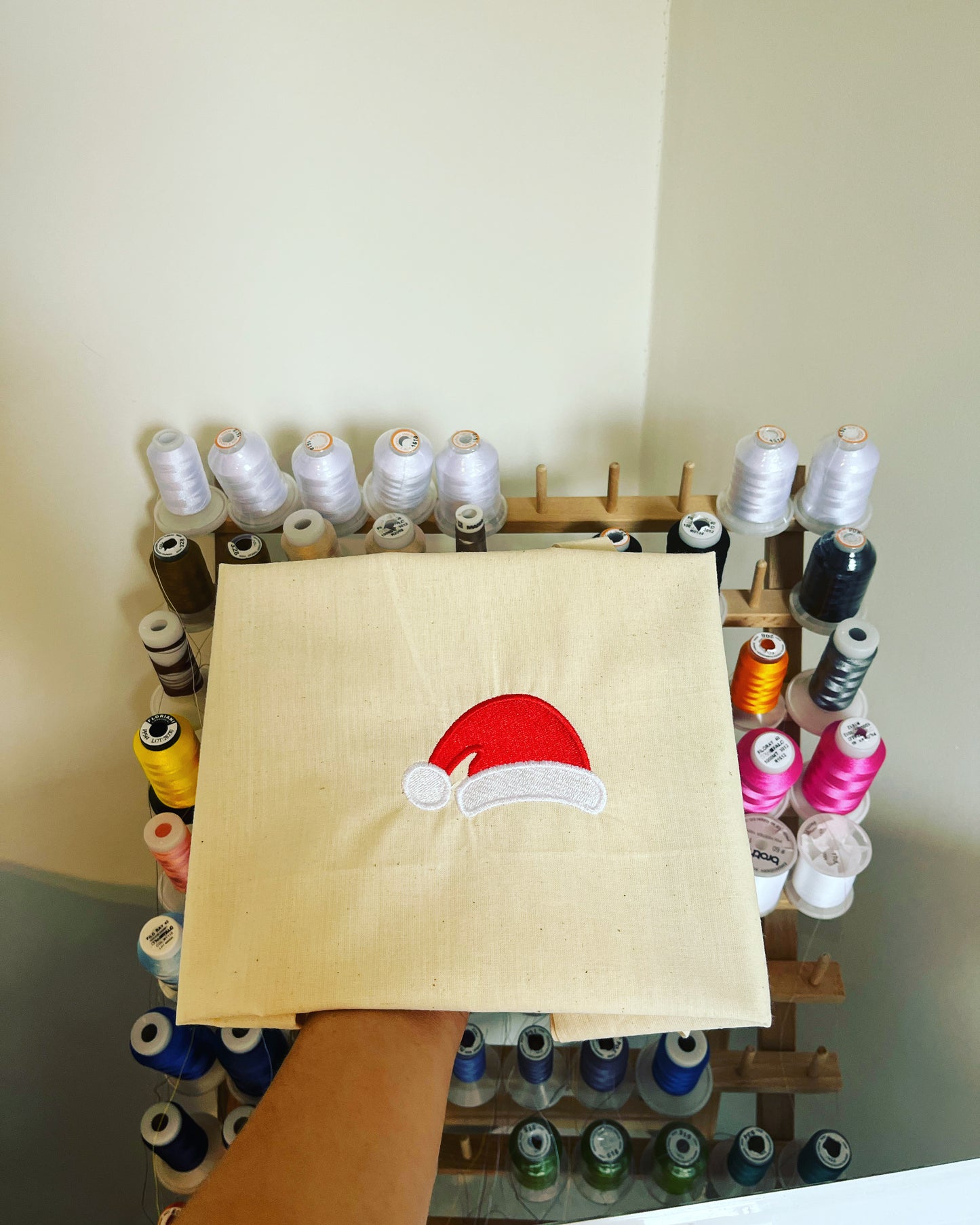 Santa Hat Tote Bag