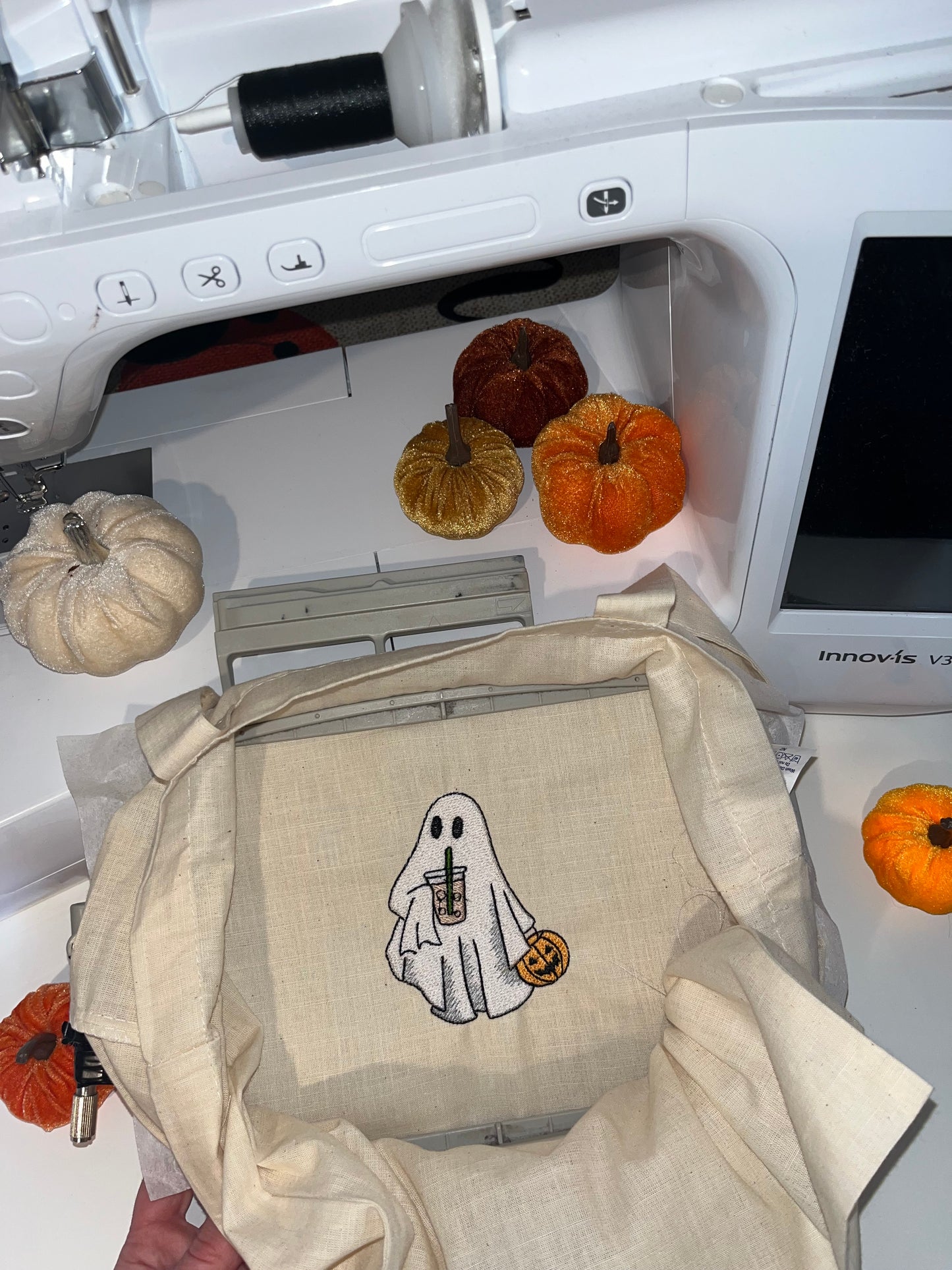 Ghost Drinking Tote Bag