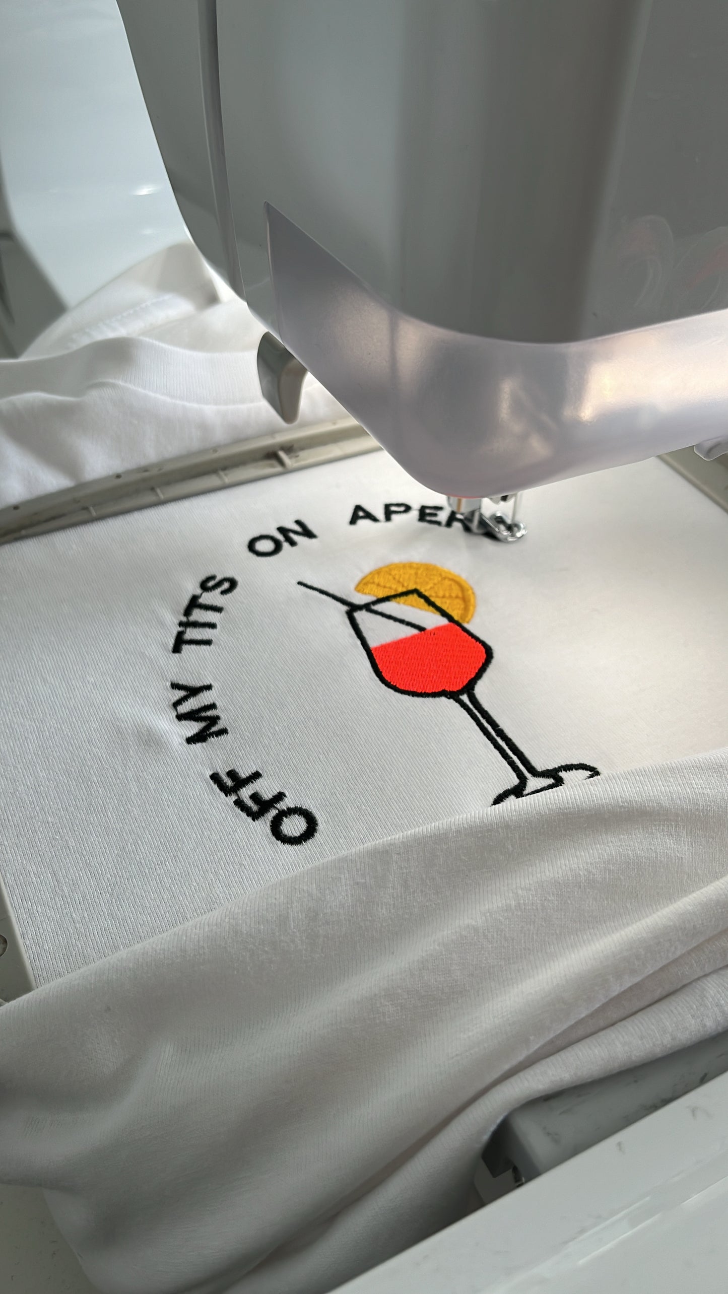 Womens Cropped Aperol Spritz T-Shirt