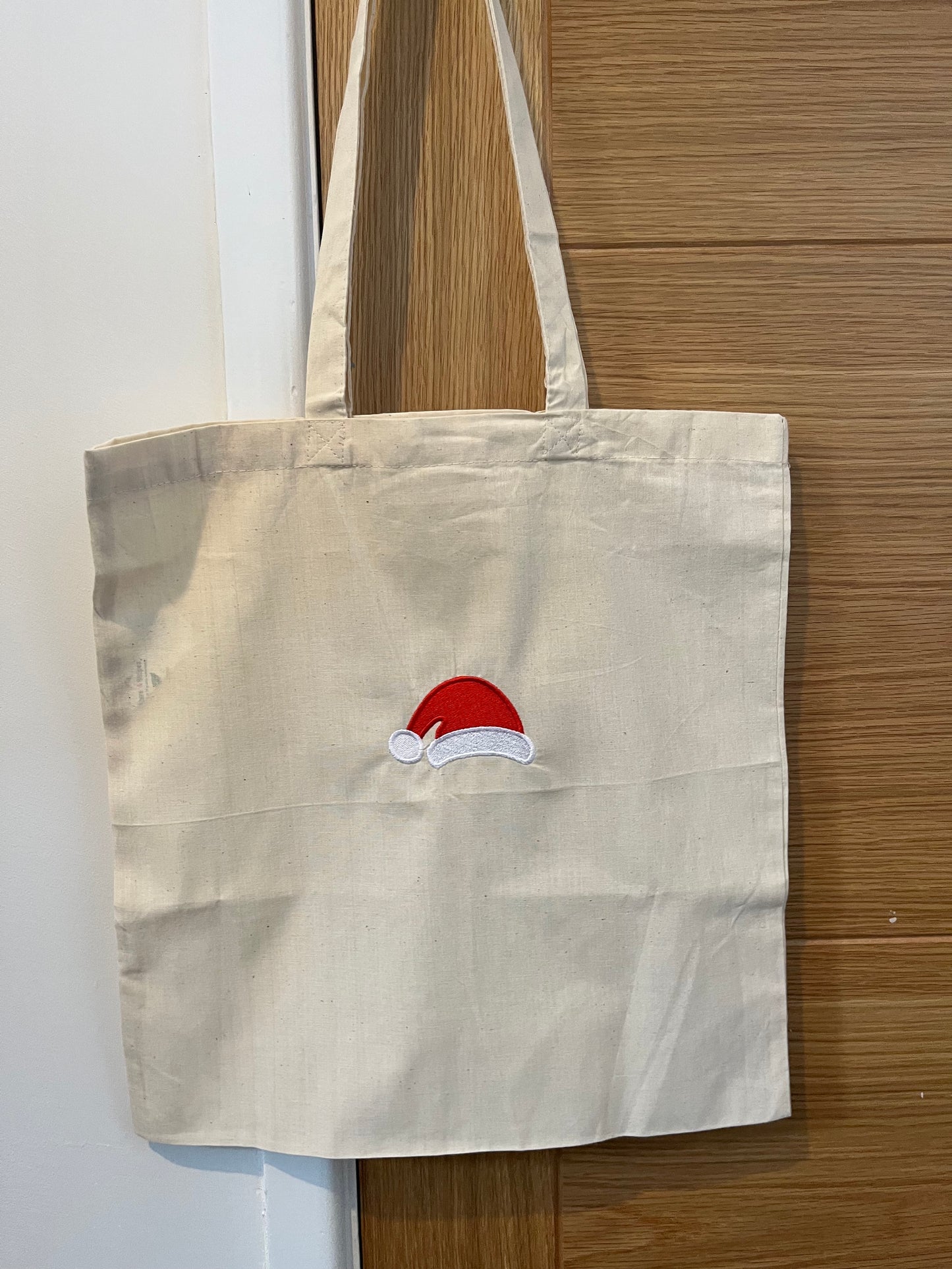 Santa Hat Tote Bag