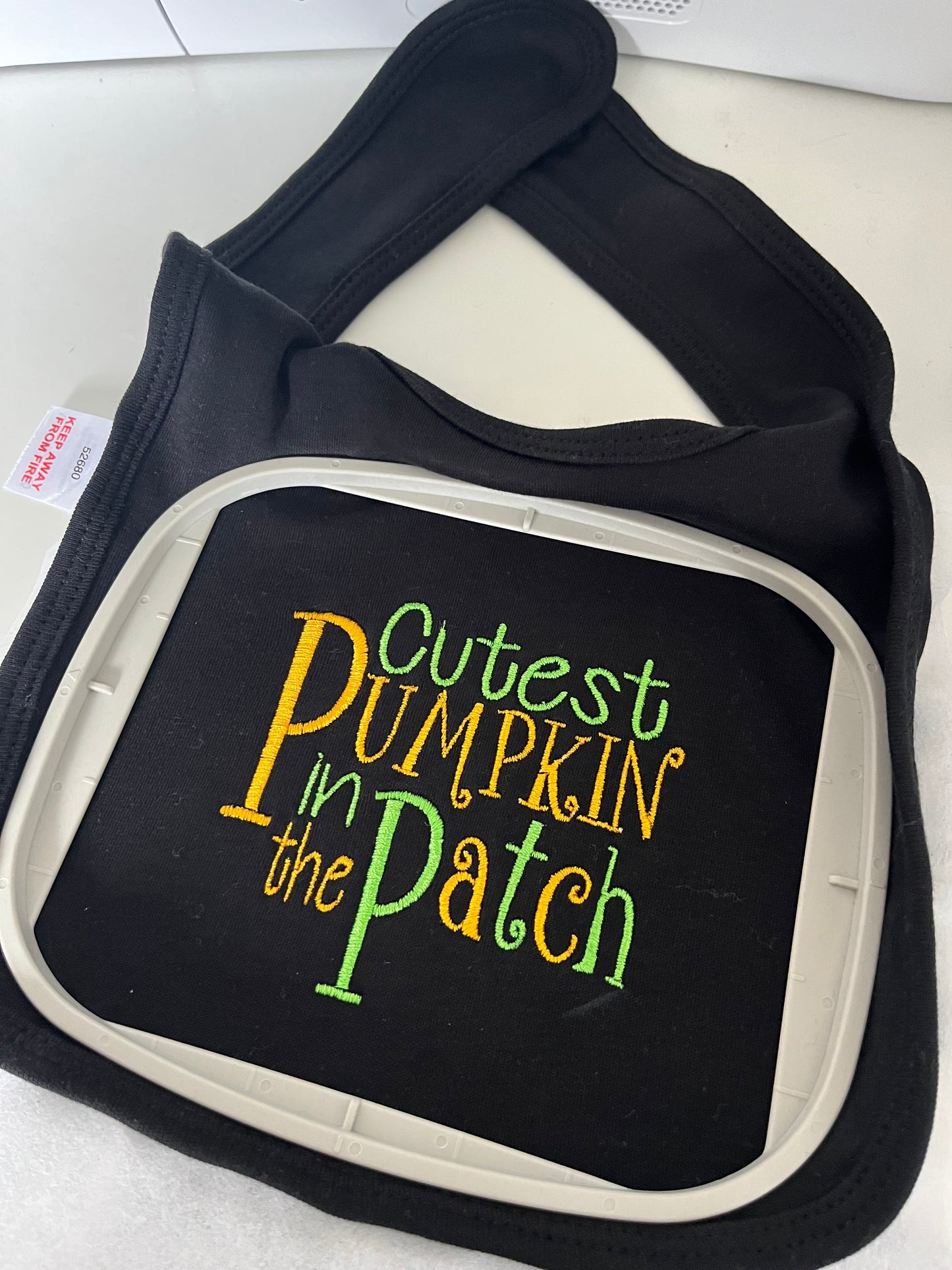Cutest Pumpkin Baby Bib