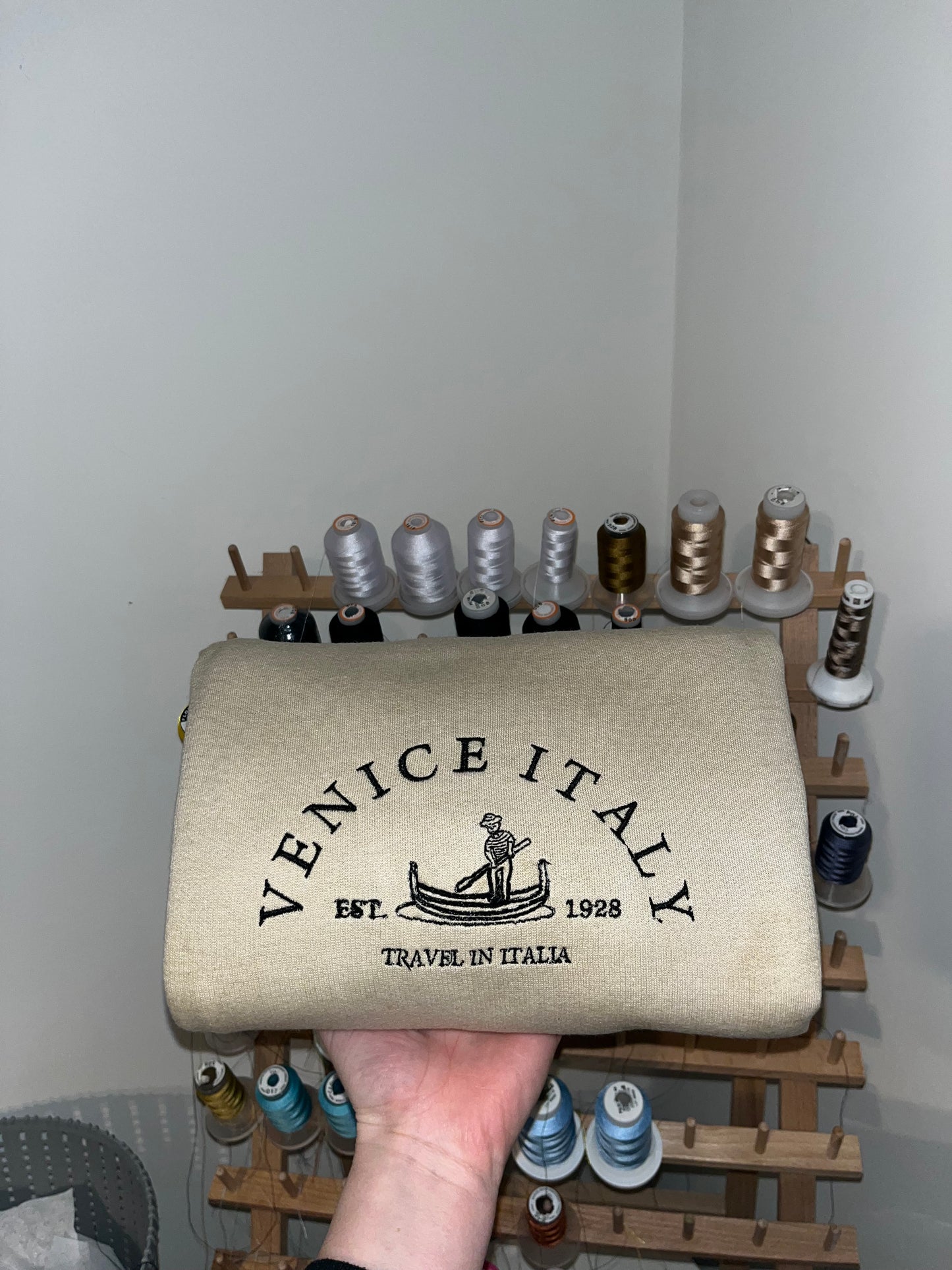 Venice Embroidery Sweatshirt