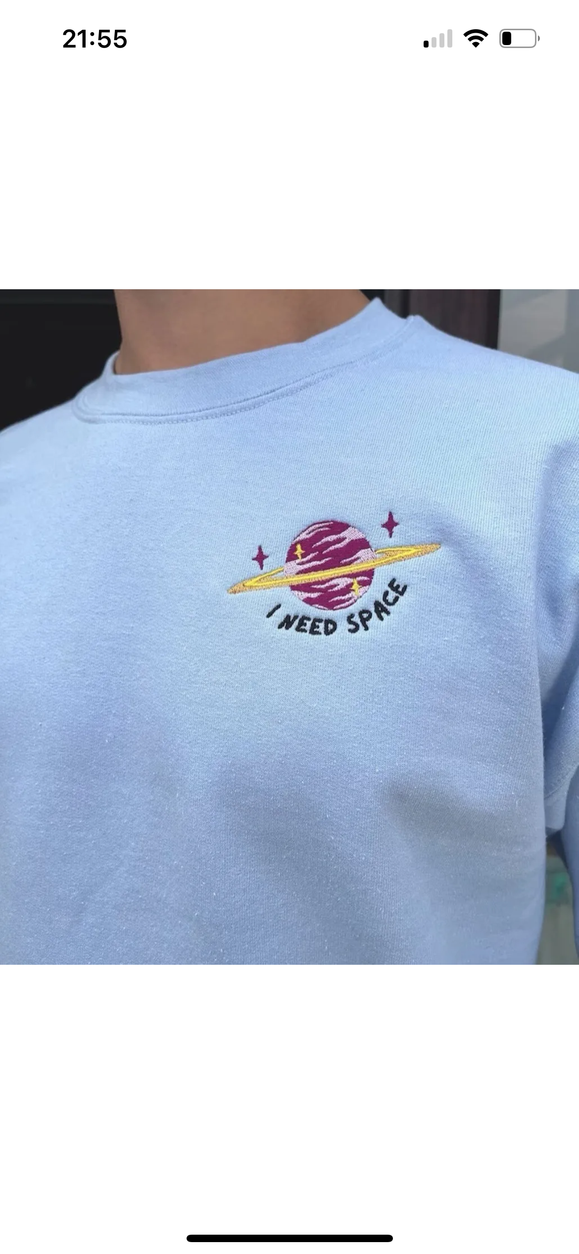 I Need Space Sweater