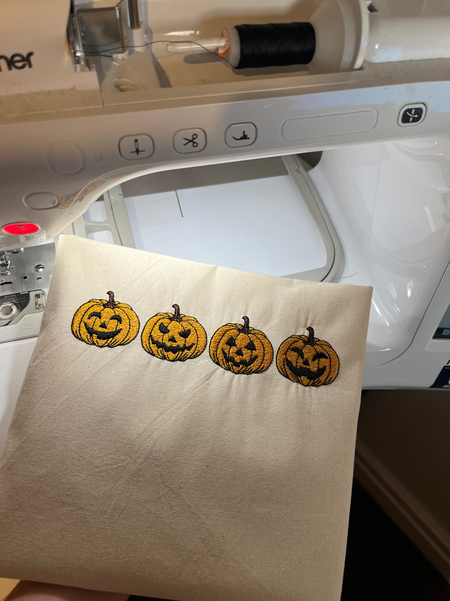 Pumpkin Row Tote Bag