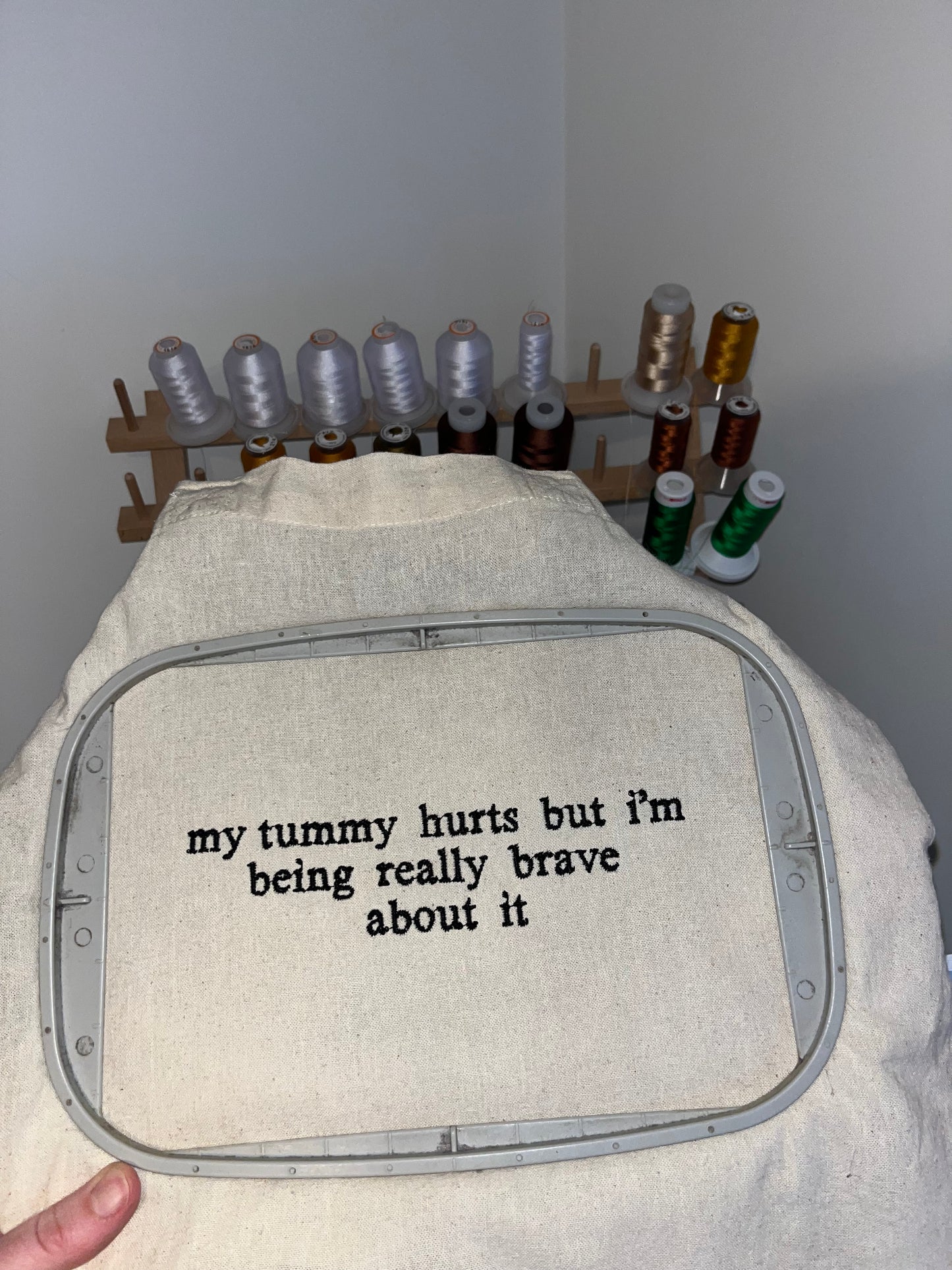 Tummy Hurts Tote Bag