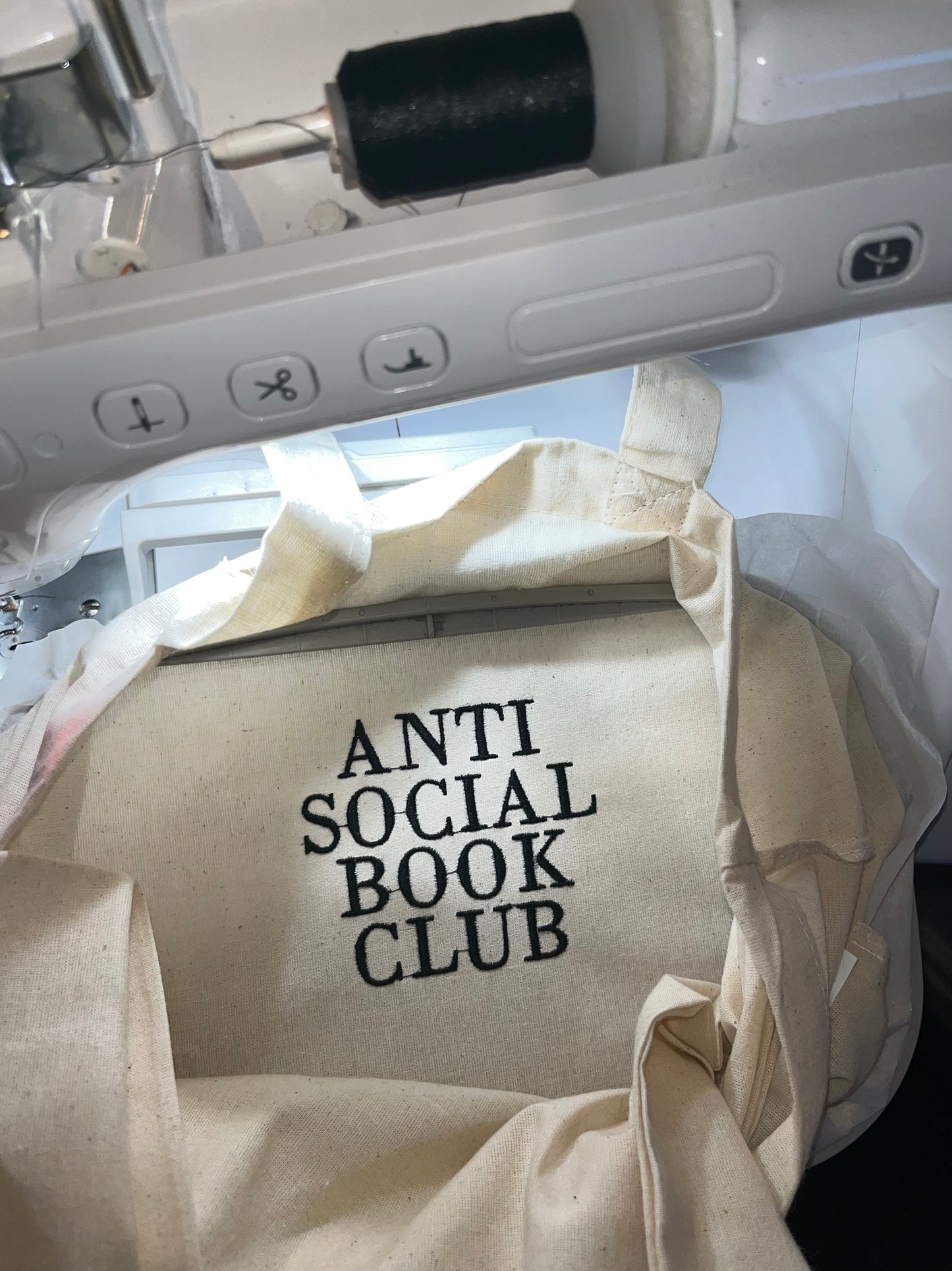 Anti Social Book Club Tote Bag