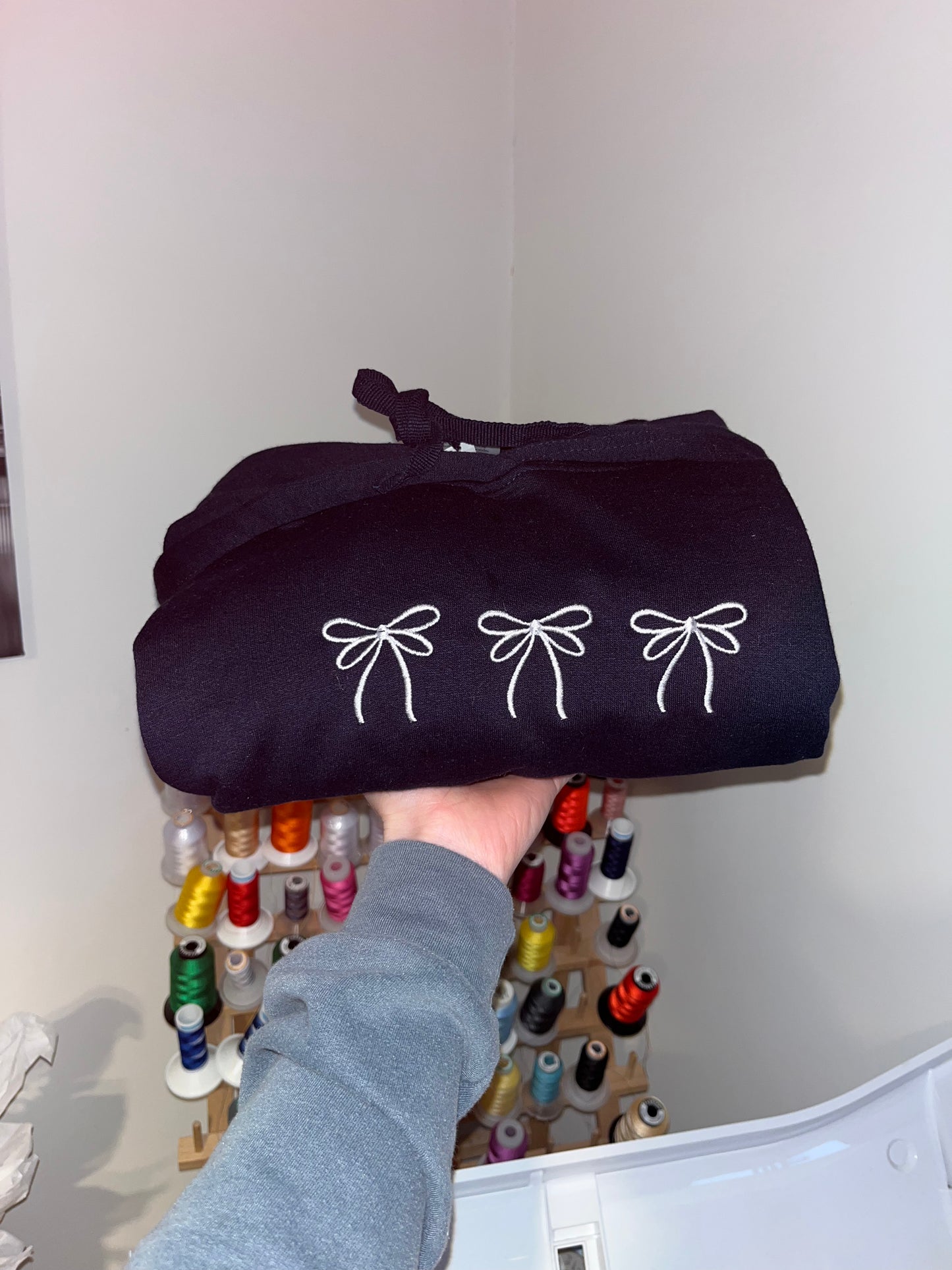 Triple Bow Hoodie