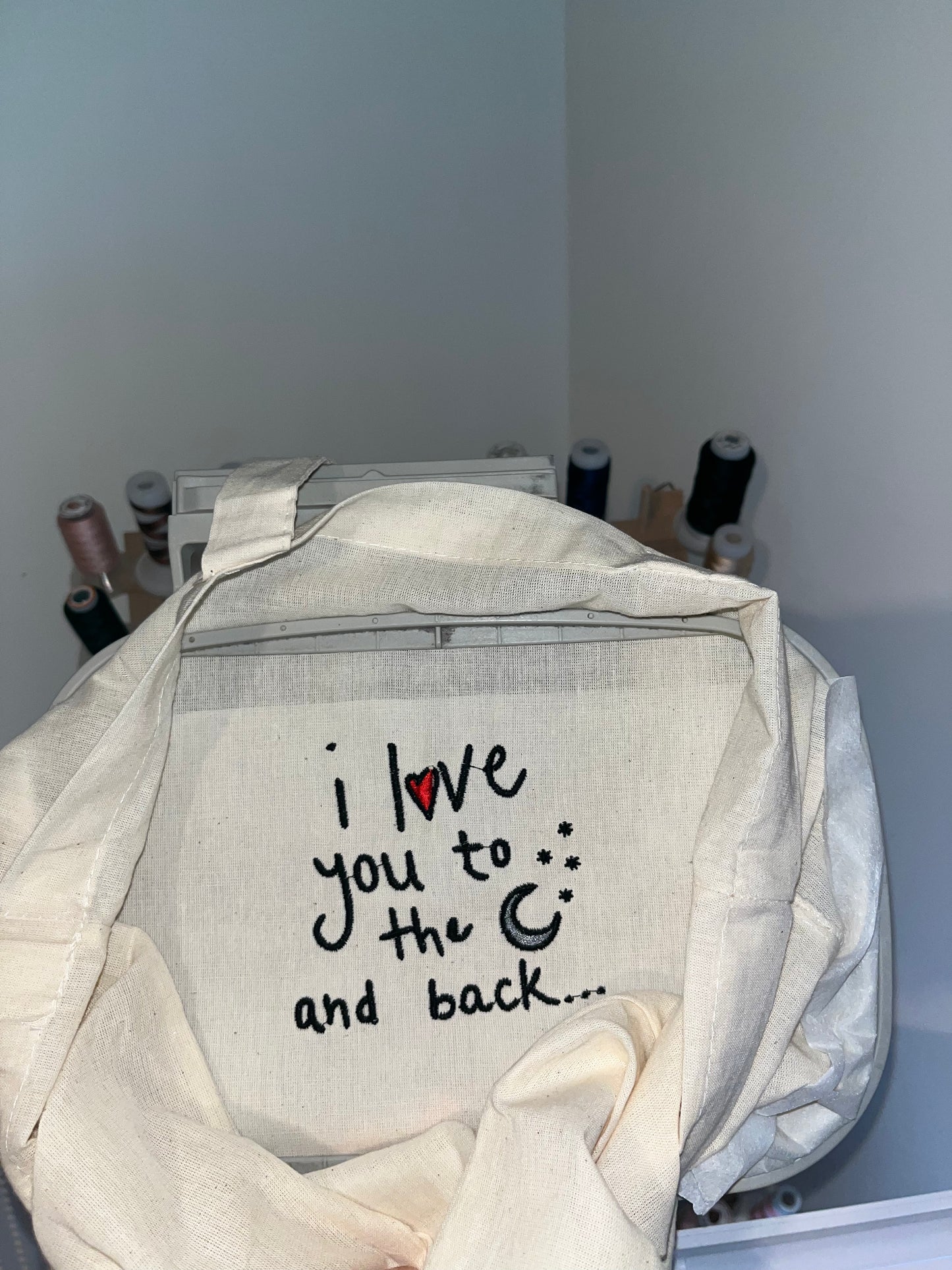 Moon Love Tote Bag