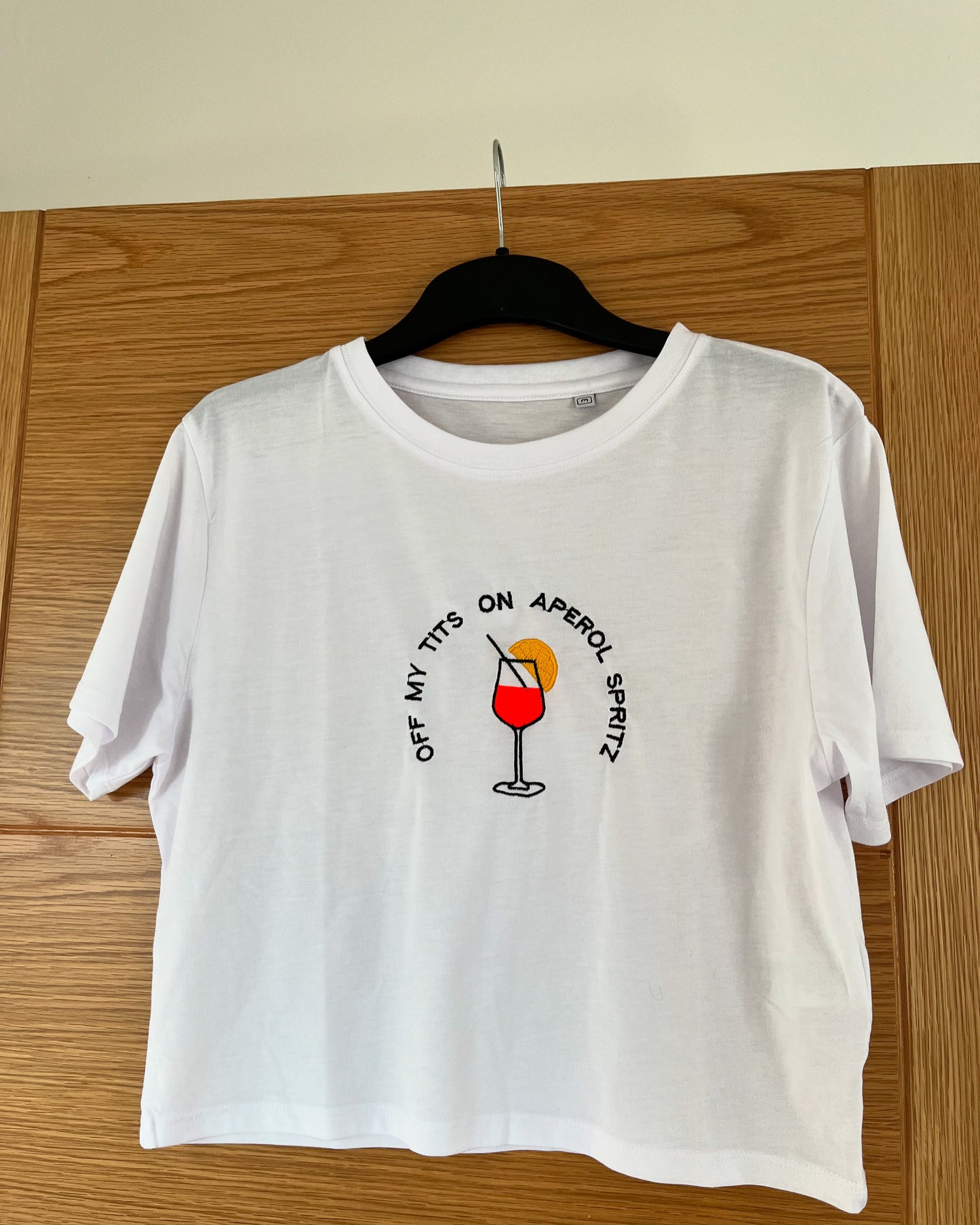 Womens Cropped Aperol Spritz T-Shirt