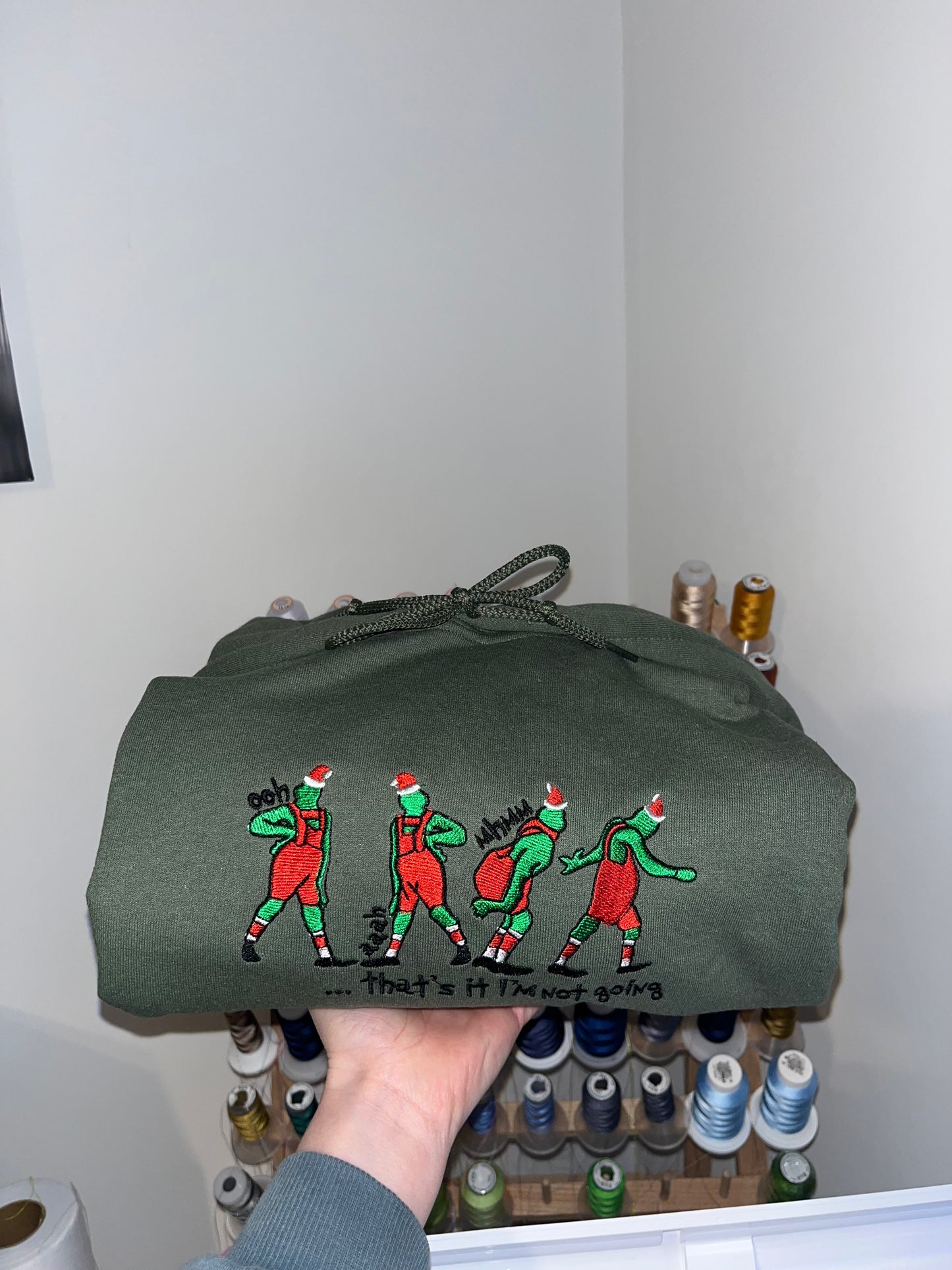 Im Not Going Christmas Hoodie