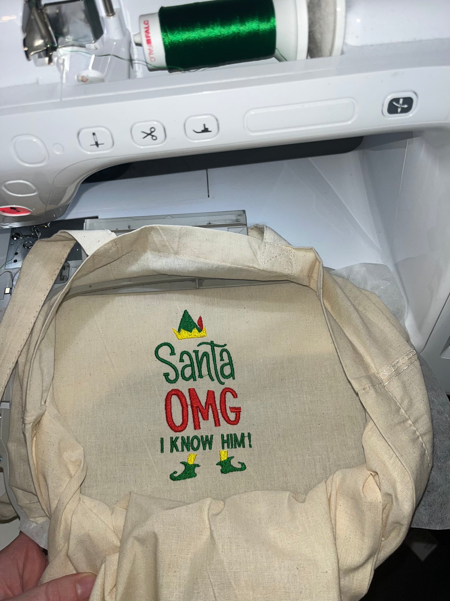 Santa OMG I Know Him Tote Bag