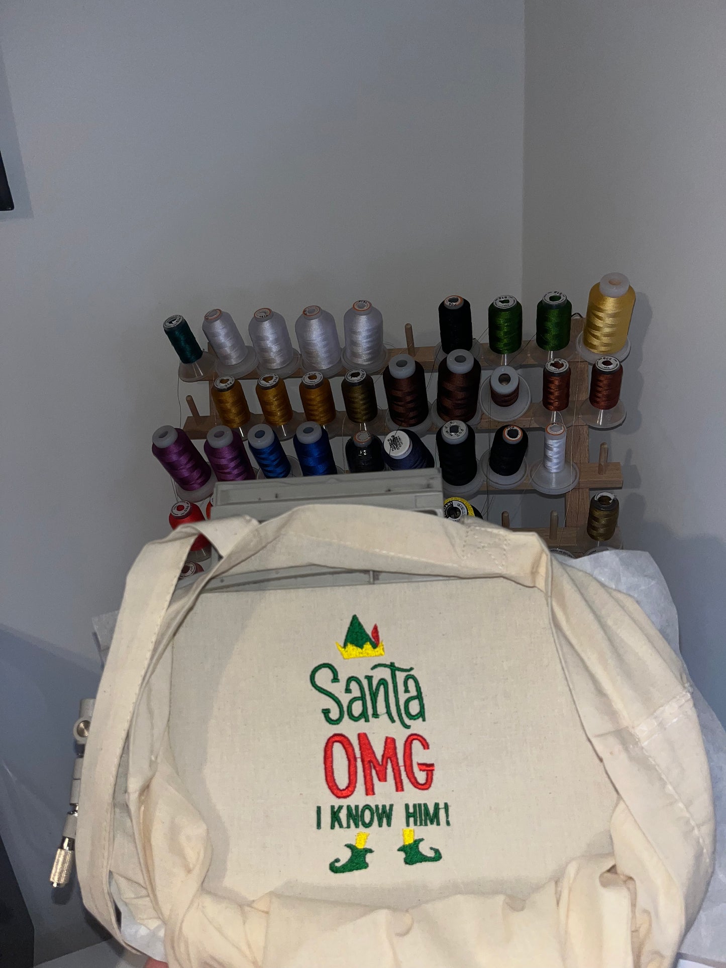 Santa OMG I Know Him Tote Bag