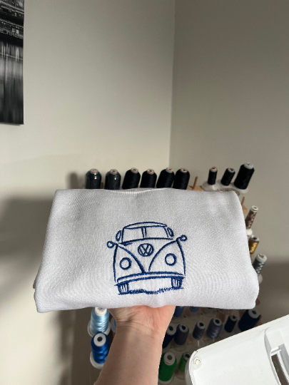 Campervan Embroidery Sweatshirt