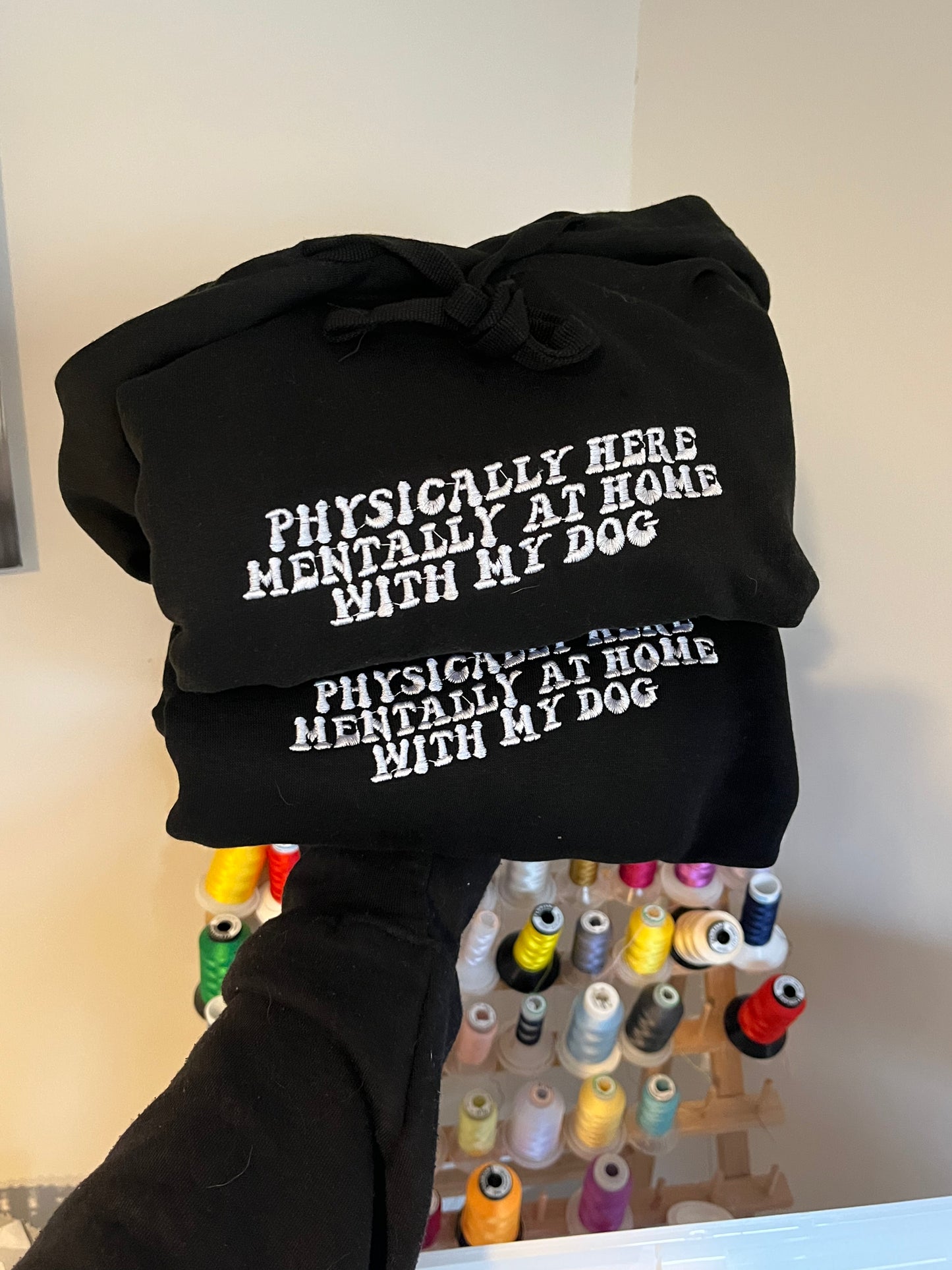 Mentally Dog Hoodie