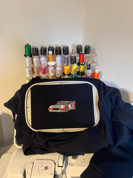 Car Custom Embroidery Sweater