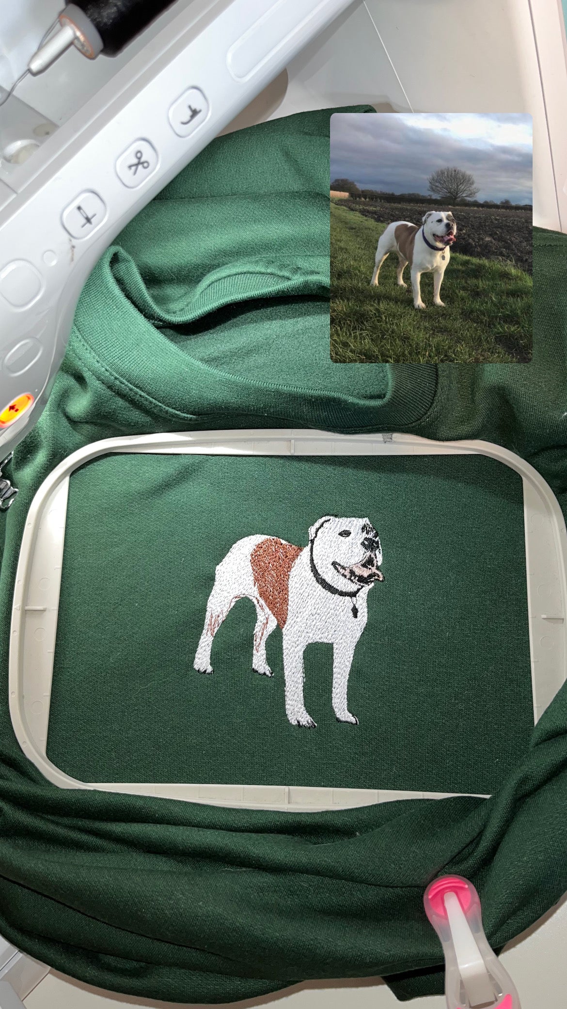 Outline/With Infill Dog Custom Sweater