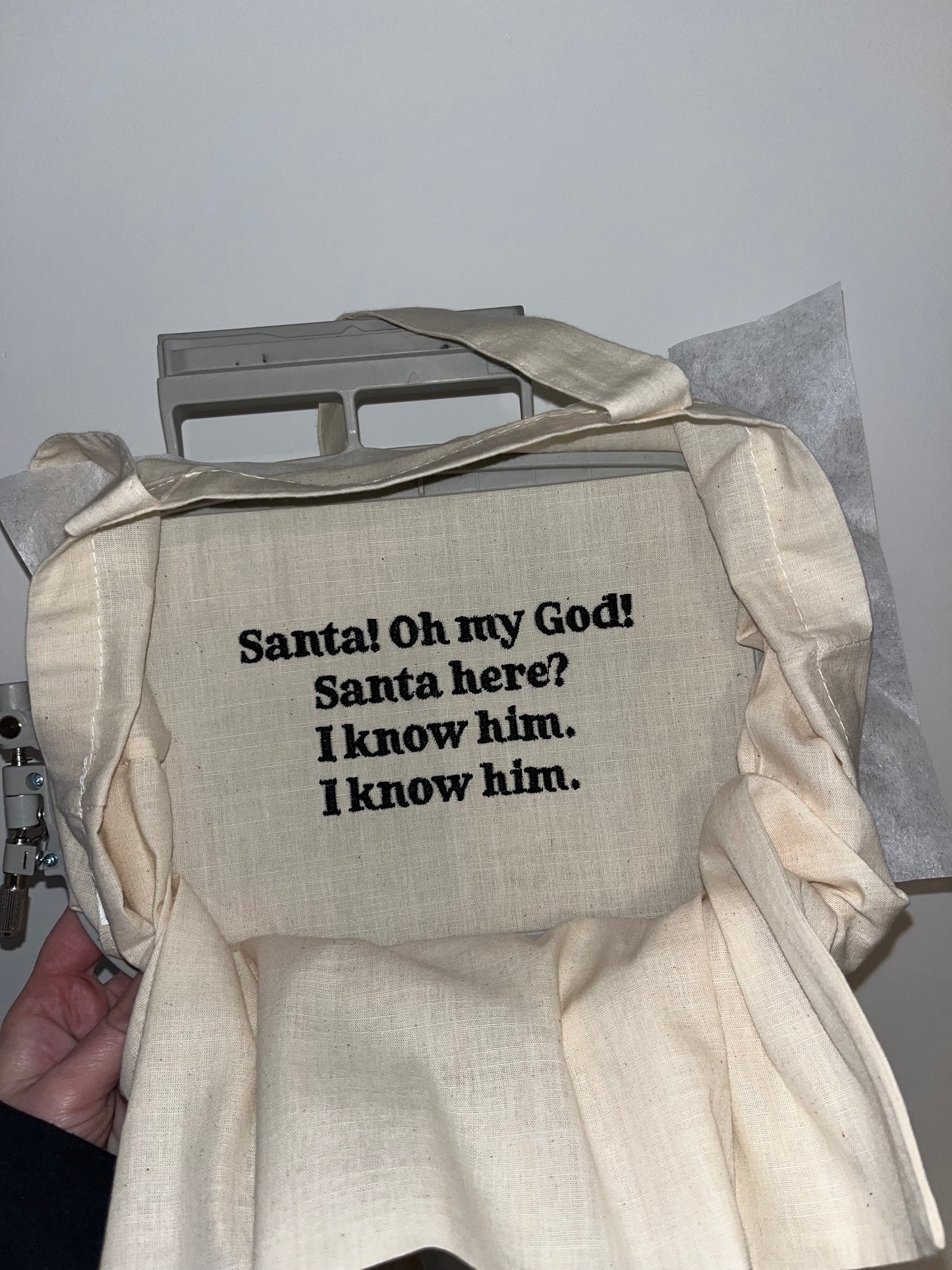 Santa’s Coming Tote Bag