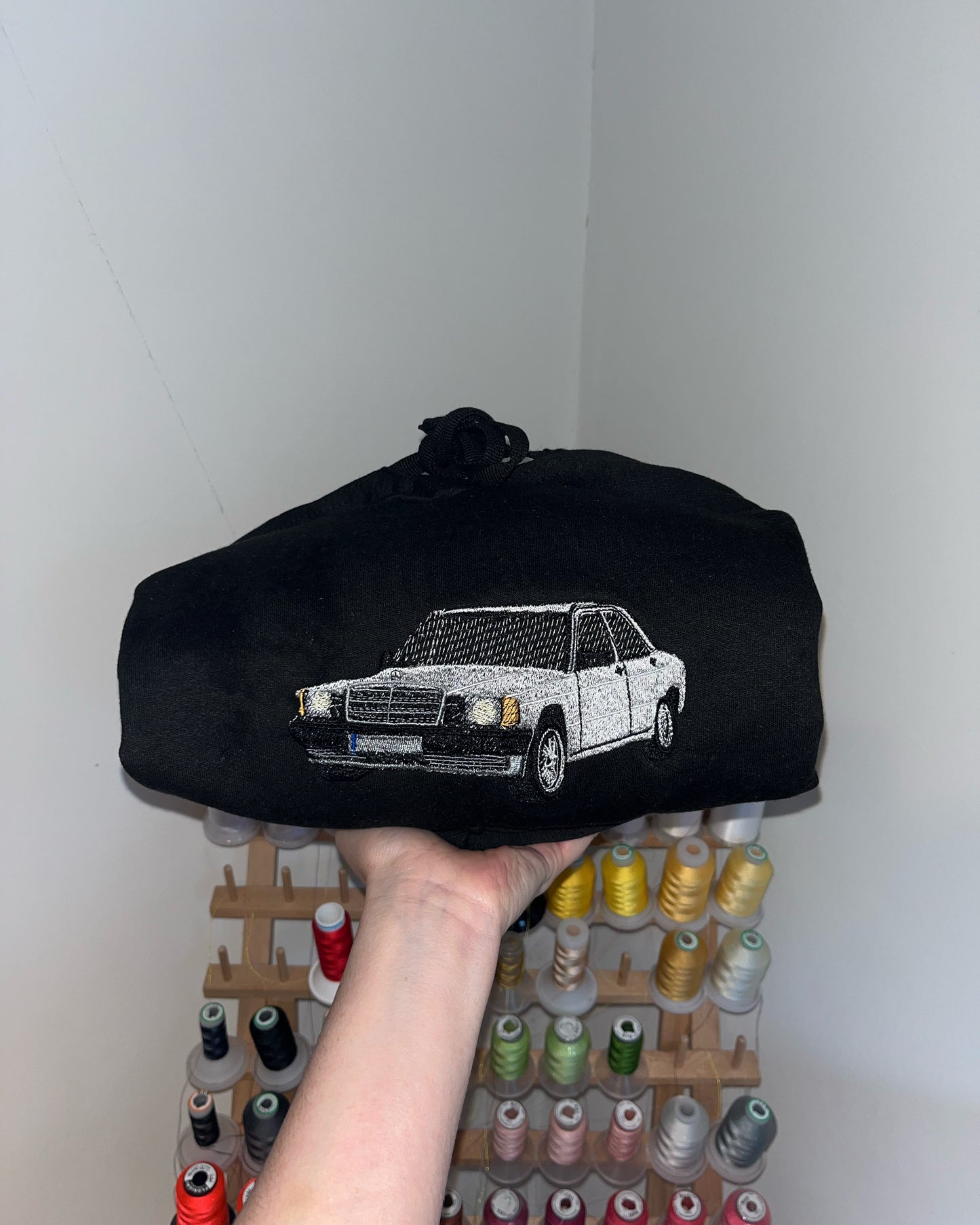 Car Custom Embroidery Hoodie