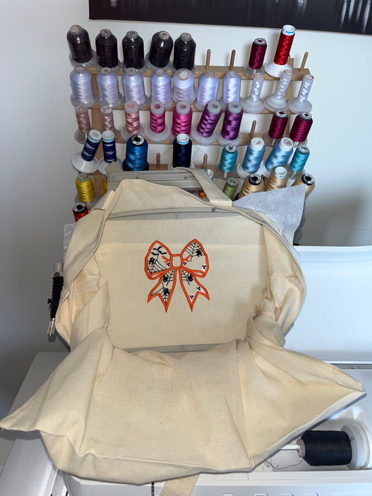 Halloween Bow Tote Bag