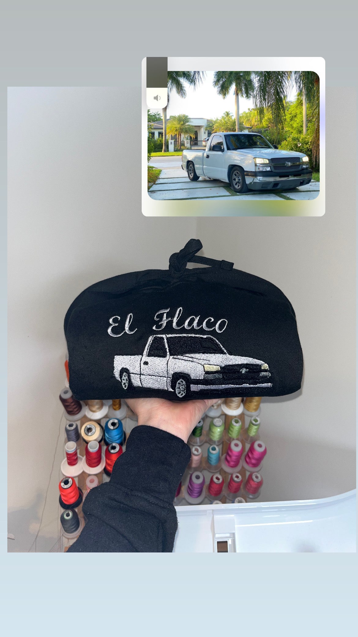 Car Custom Embroidery Hoodie