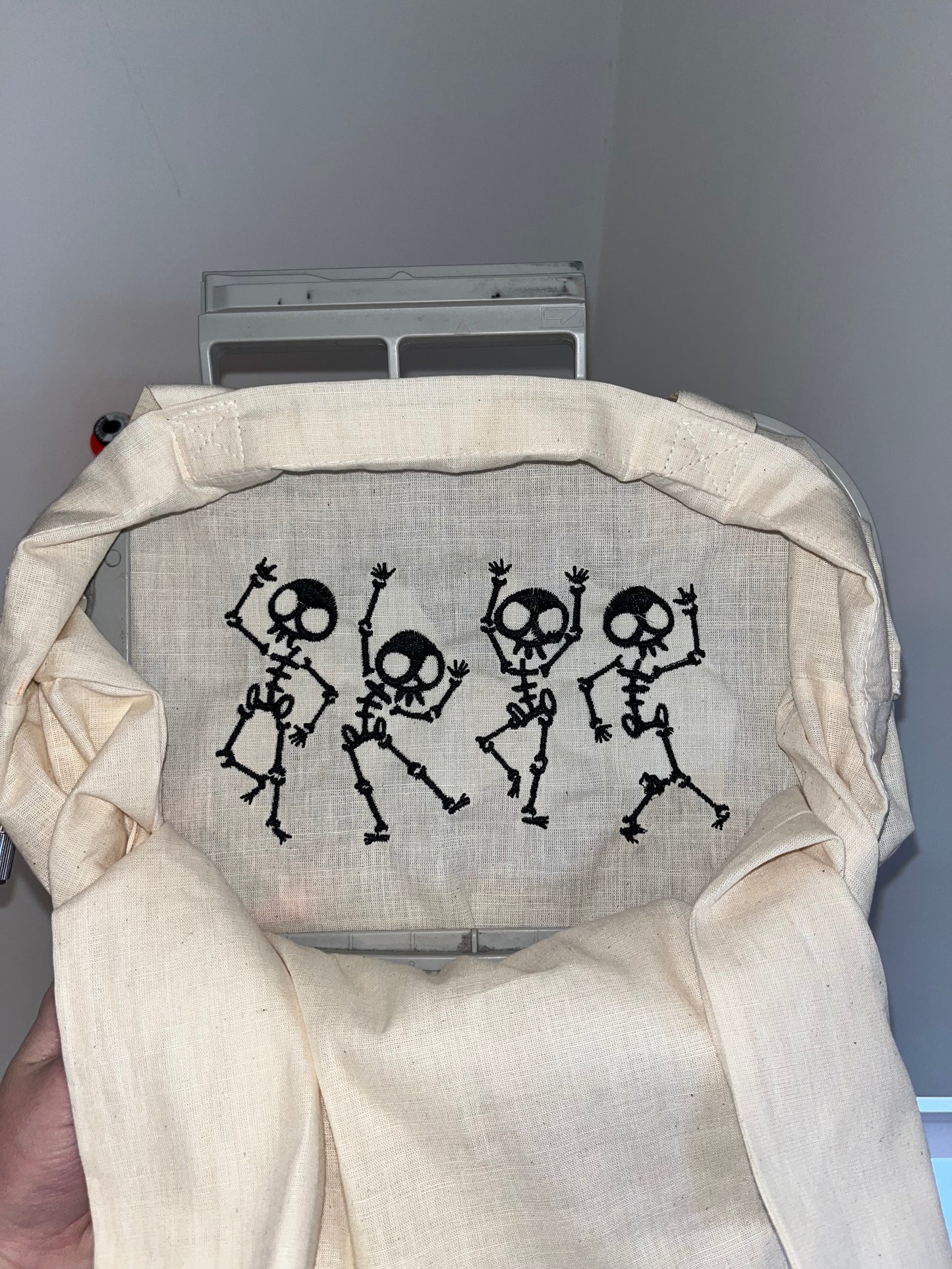 Four Skeleton Tote Bag