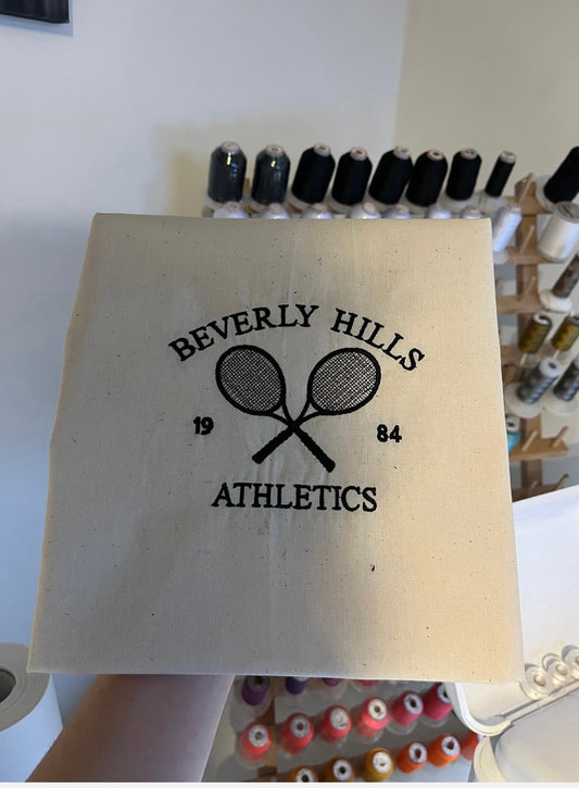 Beverly Hills Athletic Embroidery Tote Bag