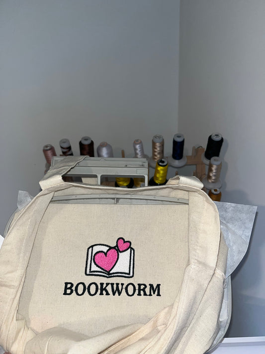 Bookworm Tote Bag
