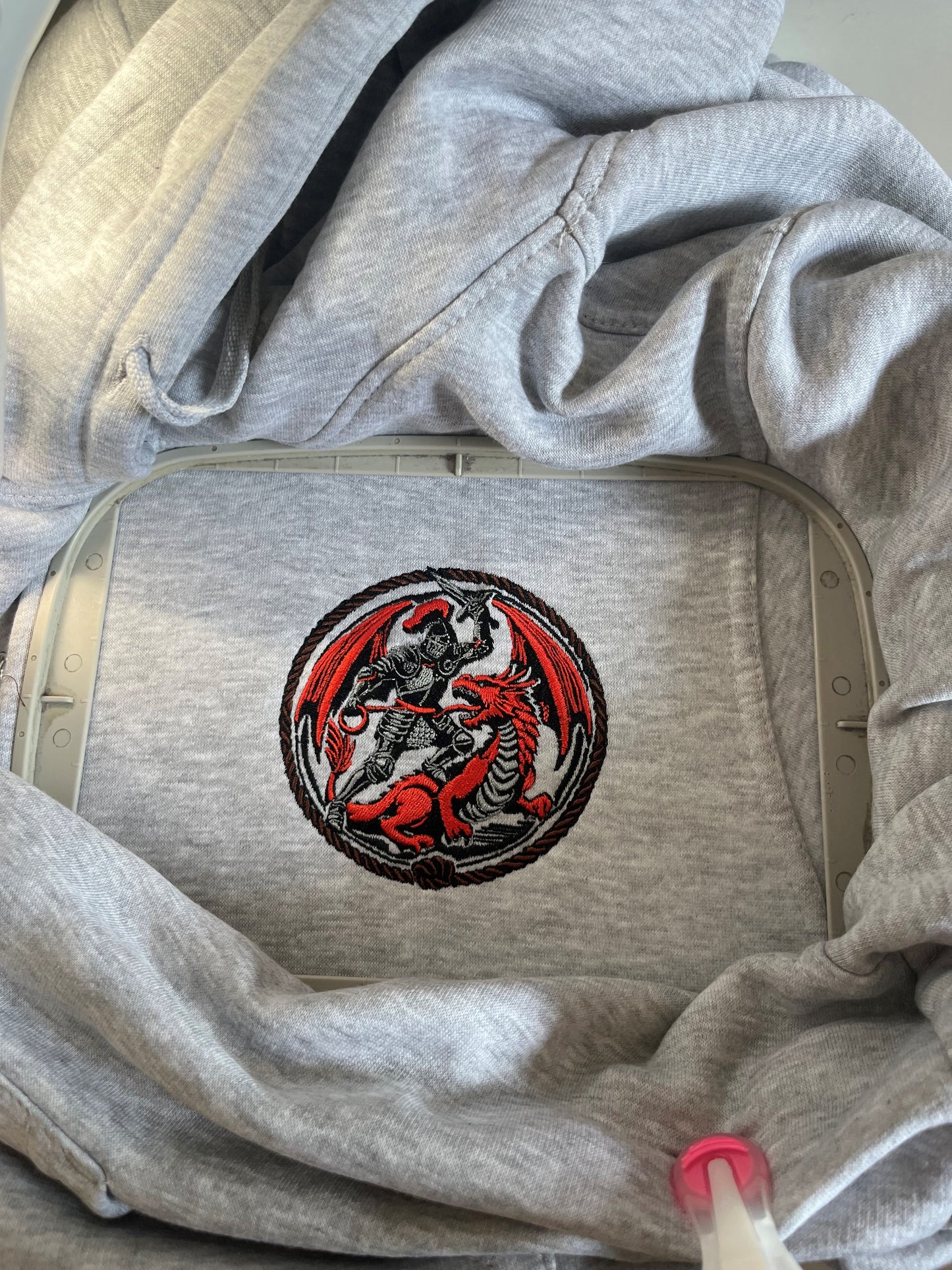 Left Chest Custom Embroidery Hoodie