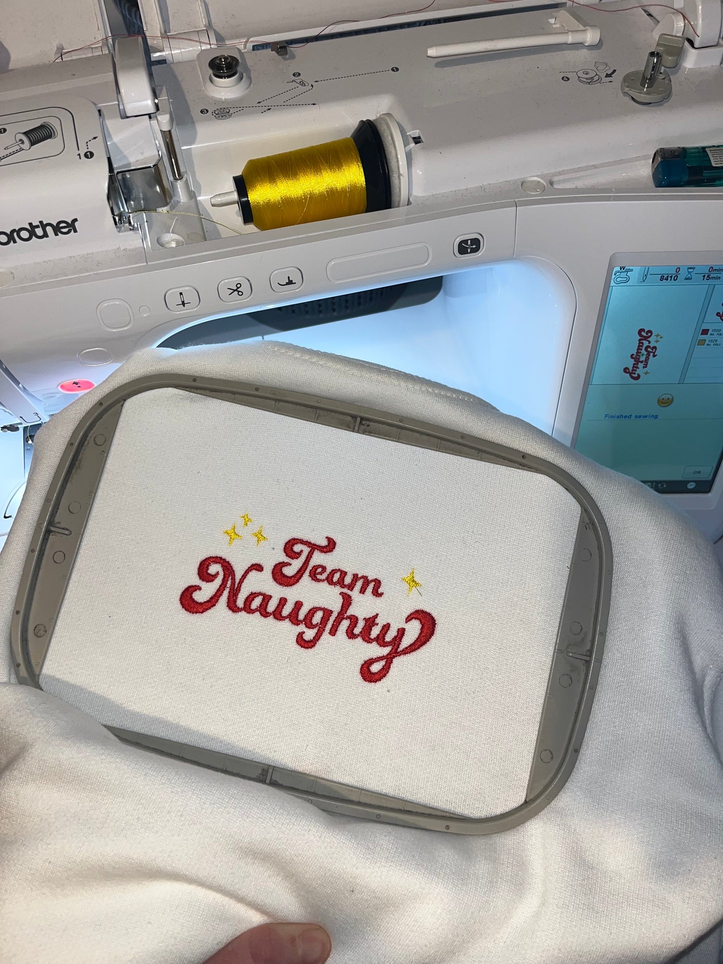 Team Naughty Sweater