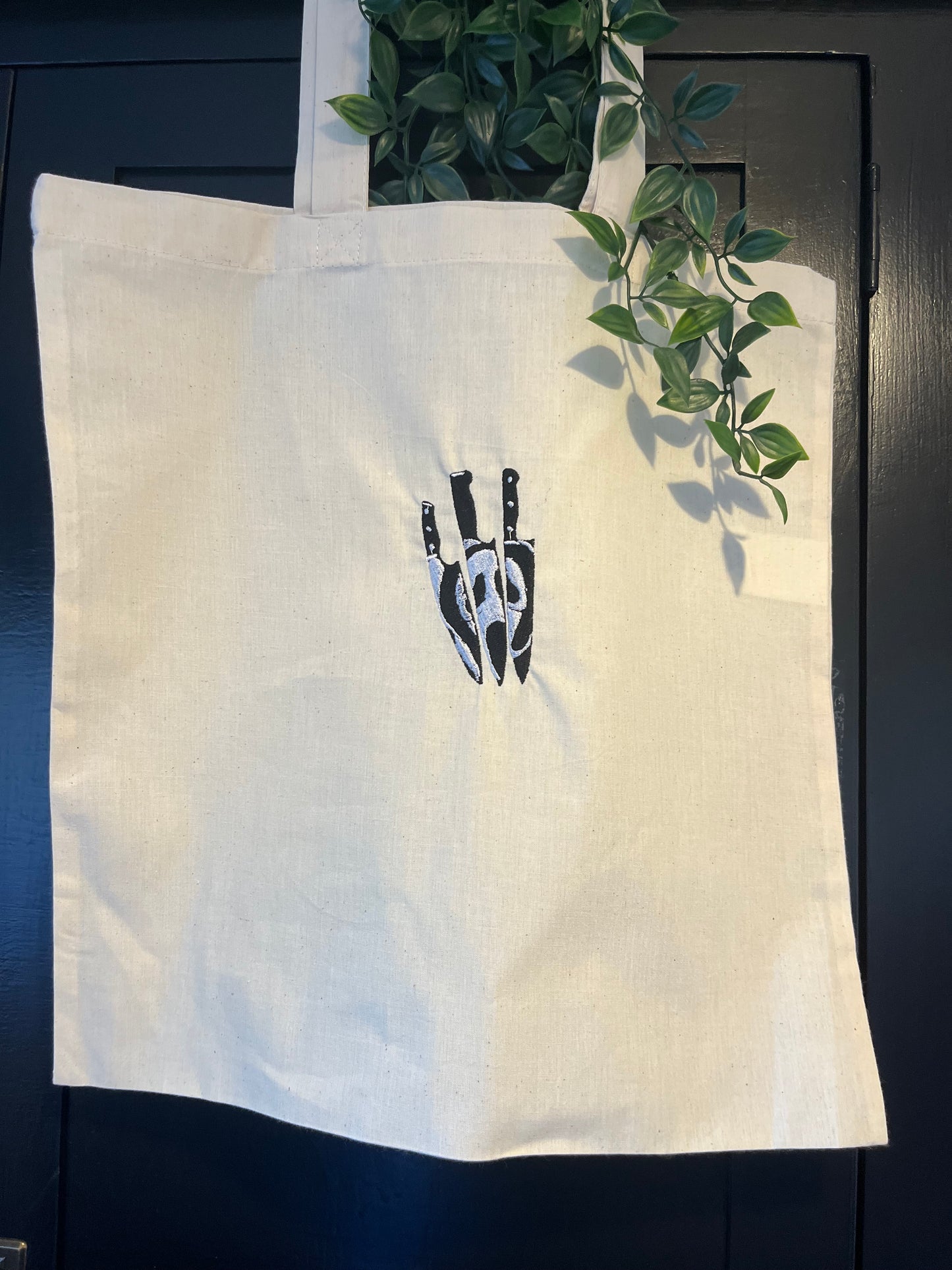 Scary Knife Tote Bag