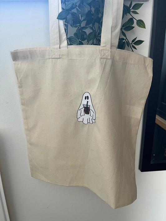 Ghost Coffee Tote Bag