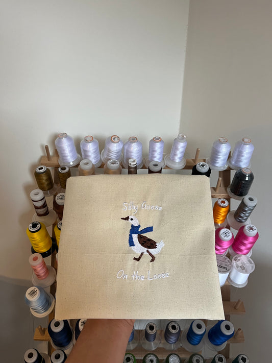 Silly Goose On The Loose Tote Bag