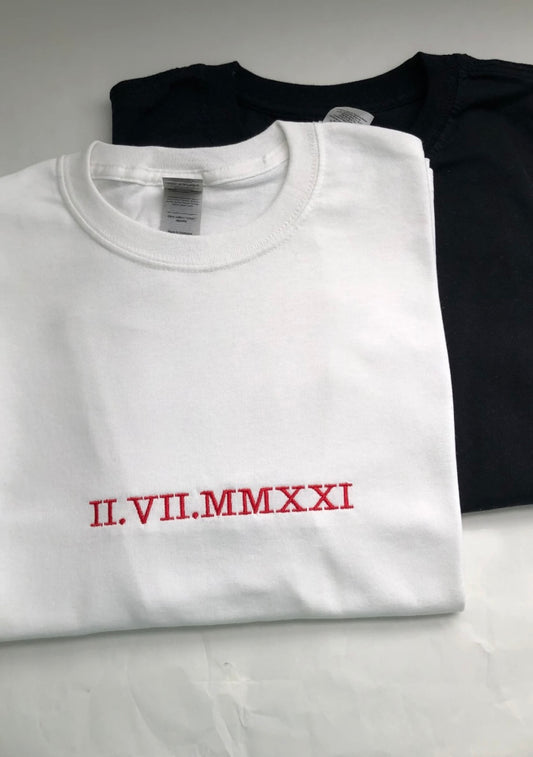 Roman Numeral Valentines T-Shirt