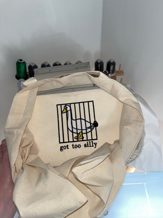 Got Too Silly Tote Bag